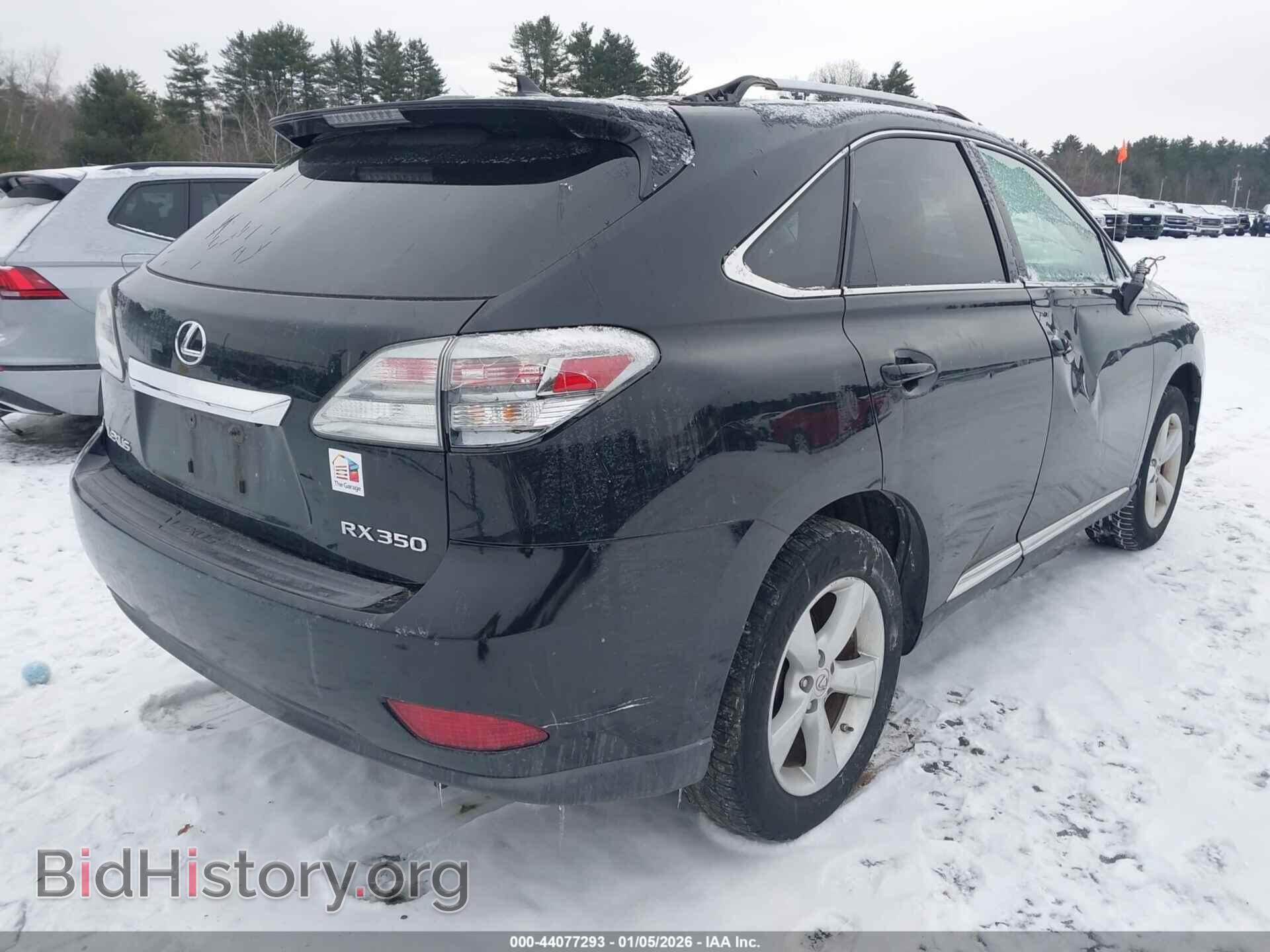 2010 LEXUS RX 350 - VIN: 2T2BK1BA4AC018017 - Фото 4