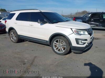 2016 Ford EXPLORER XLT, white — VIN 1FM5K8D81GGC81284, IAAI
