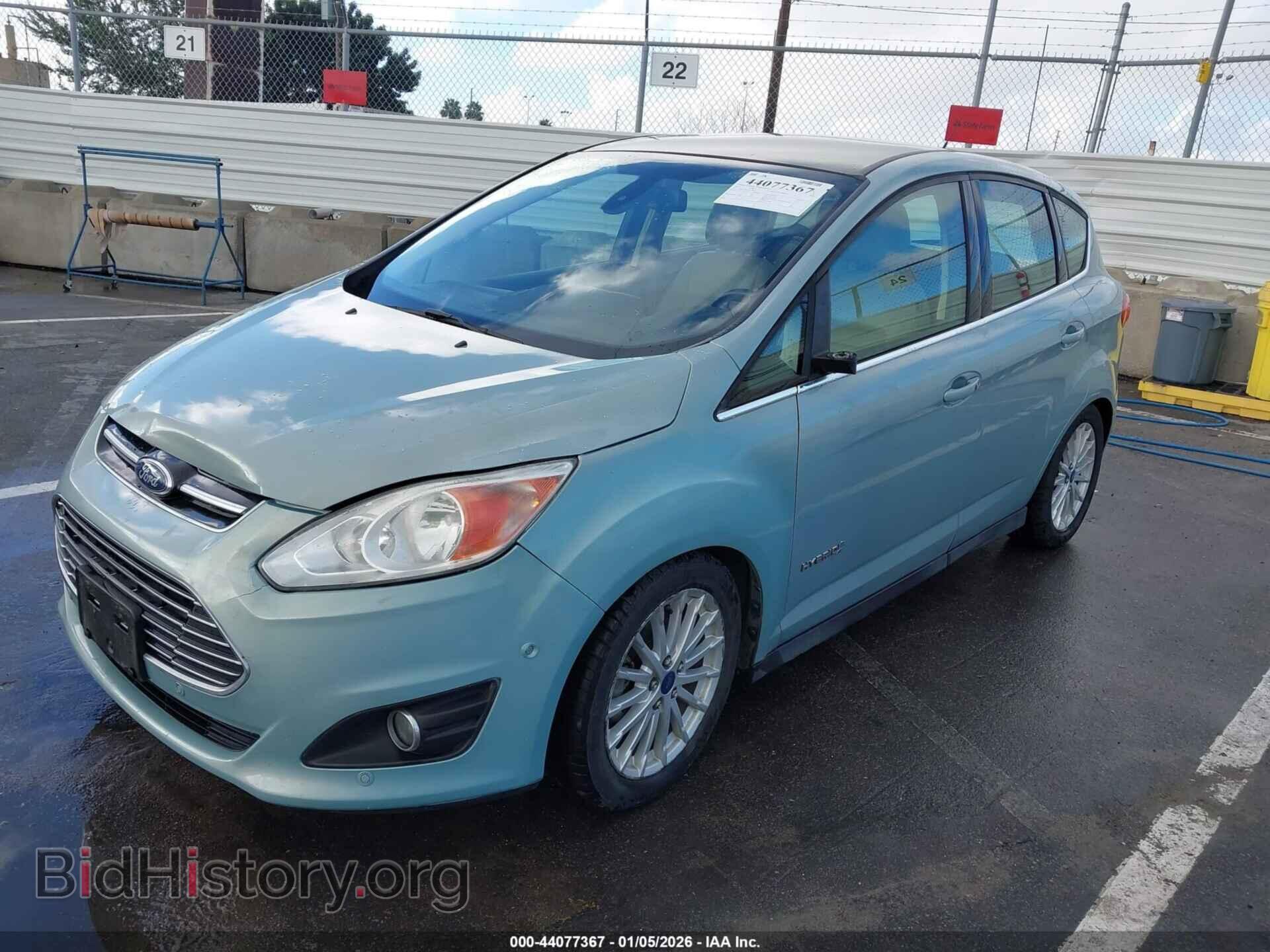 2013 FORD C-MAX HYBRID - VIN: 1FADP5BU2DL548053 - Фото 2