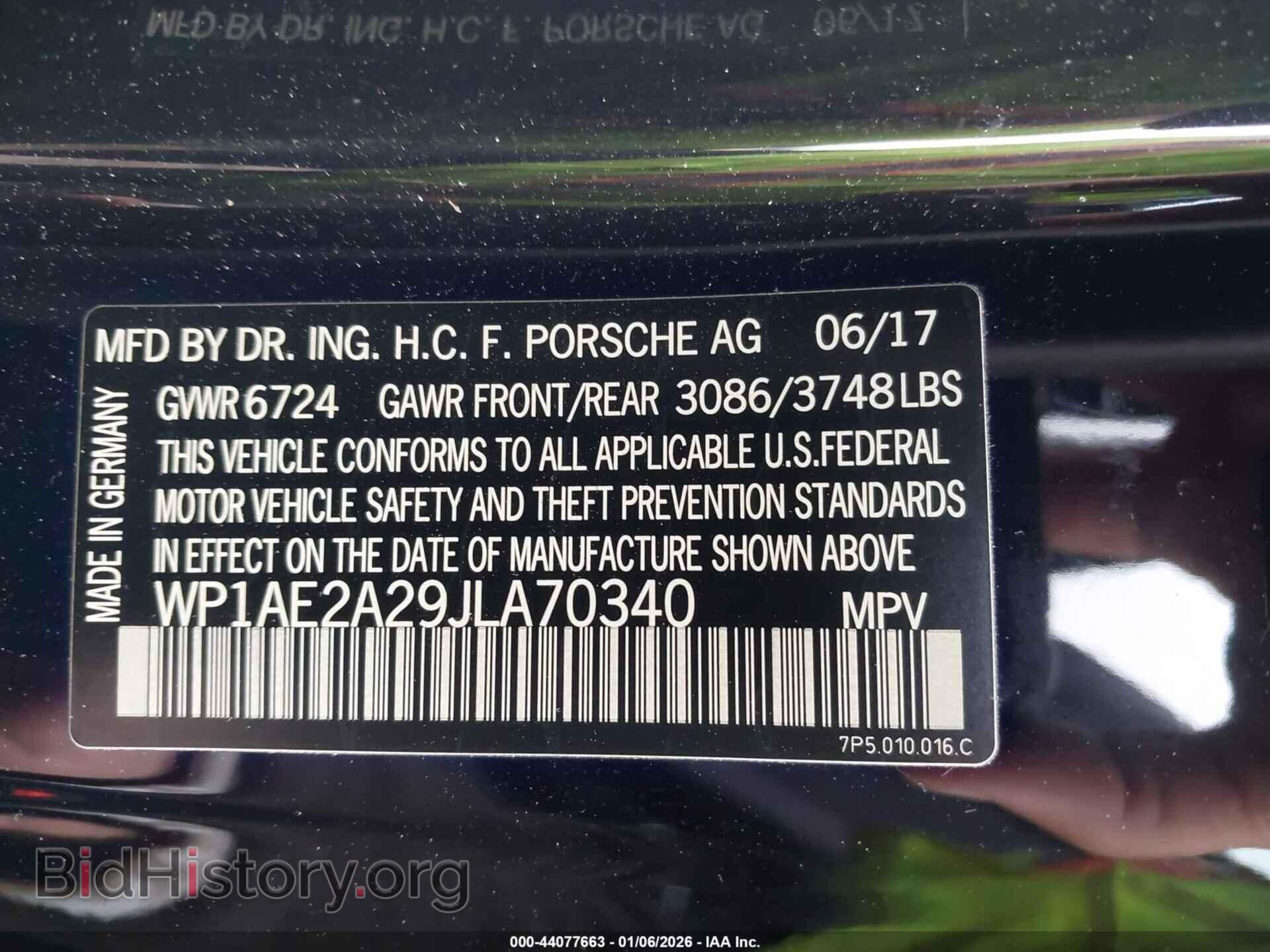 2018 PORSCHE CAYENNE E-HYBRID - VIN: WP1AE2A29JLA70340 - Фото 9