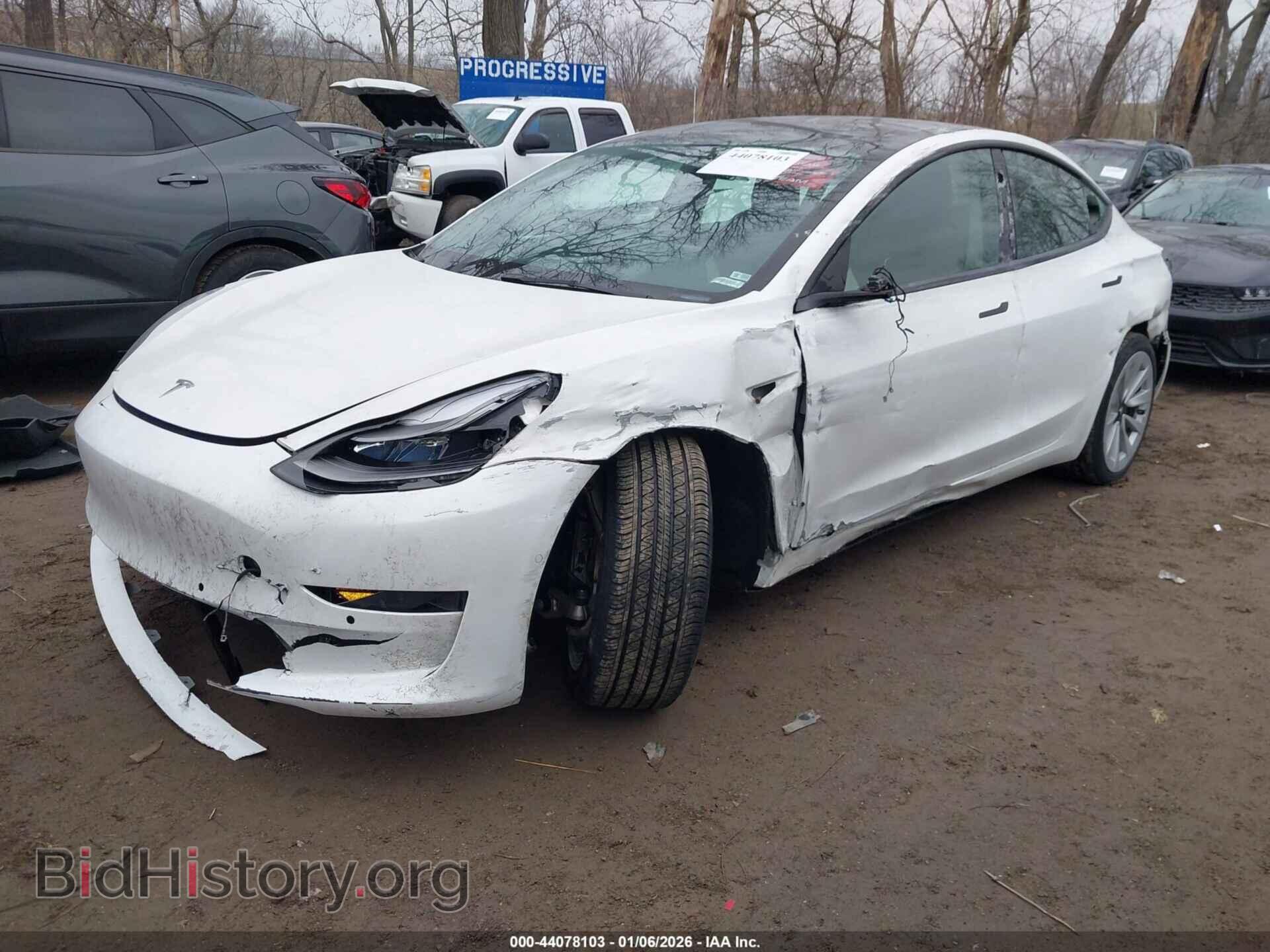 2022 TESLA MODEL 3 - VIN: 5YJ3E1EA5NF335835 - Фото 2