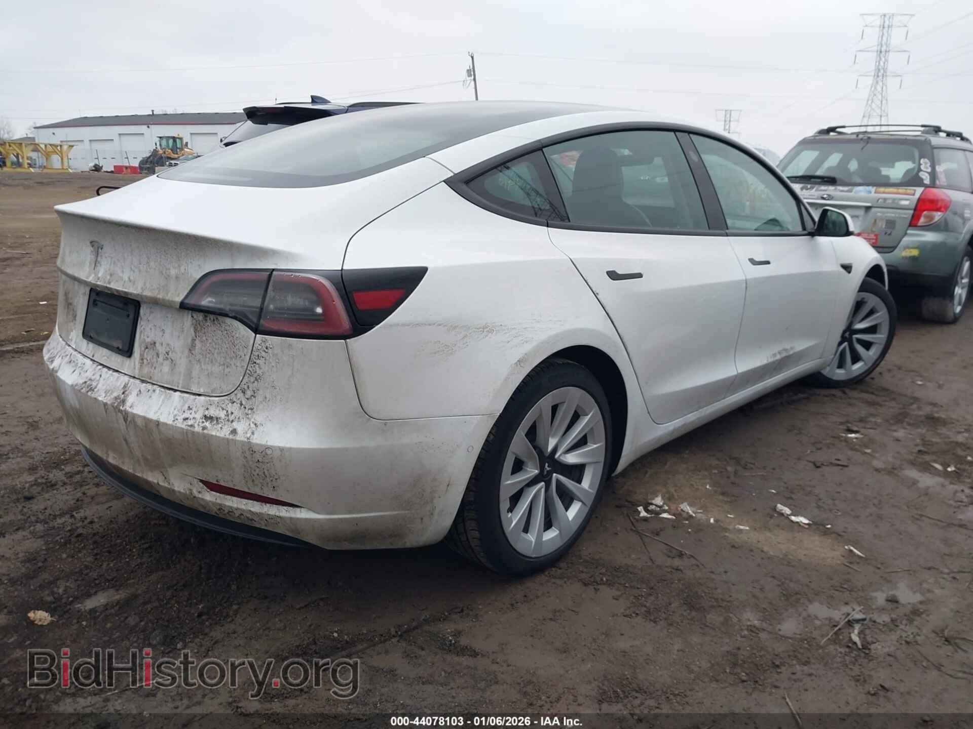 2022 TESLA MODEL 3 - VIN: 5YJ3E1EA5NF335835 - Фото 4
