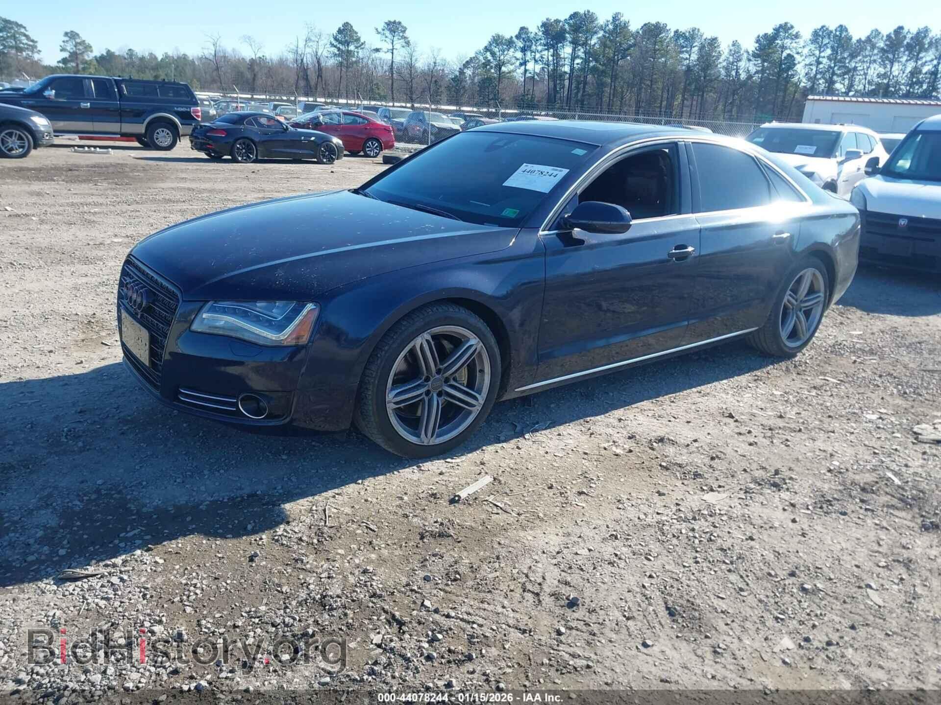 2013 AUDI A8 - VIN: WAUAGAFD7DN001006 - Фото 2