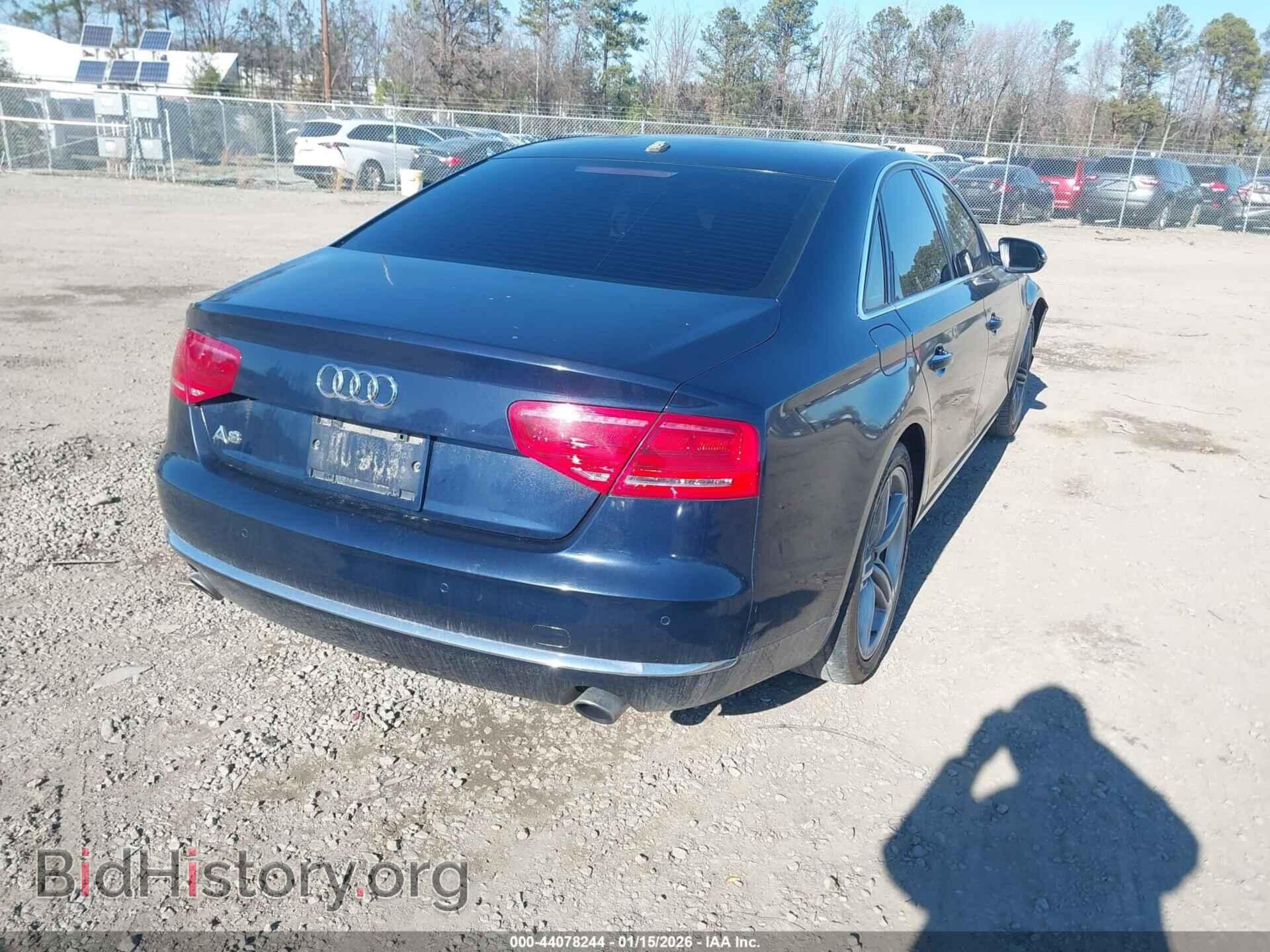 2013 AUDI A8 - VIN: WAUAGAFD7DN001006 - Фото 4