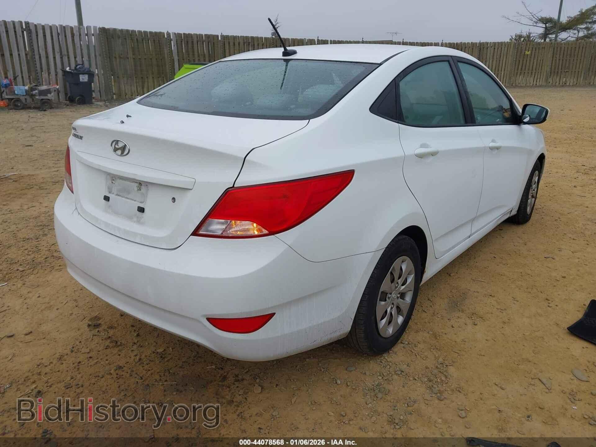 2016 HYUNDAI ACCENT - VIN: KMHCT4AEXGU159029 - Фото 4