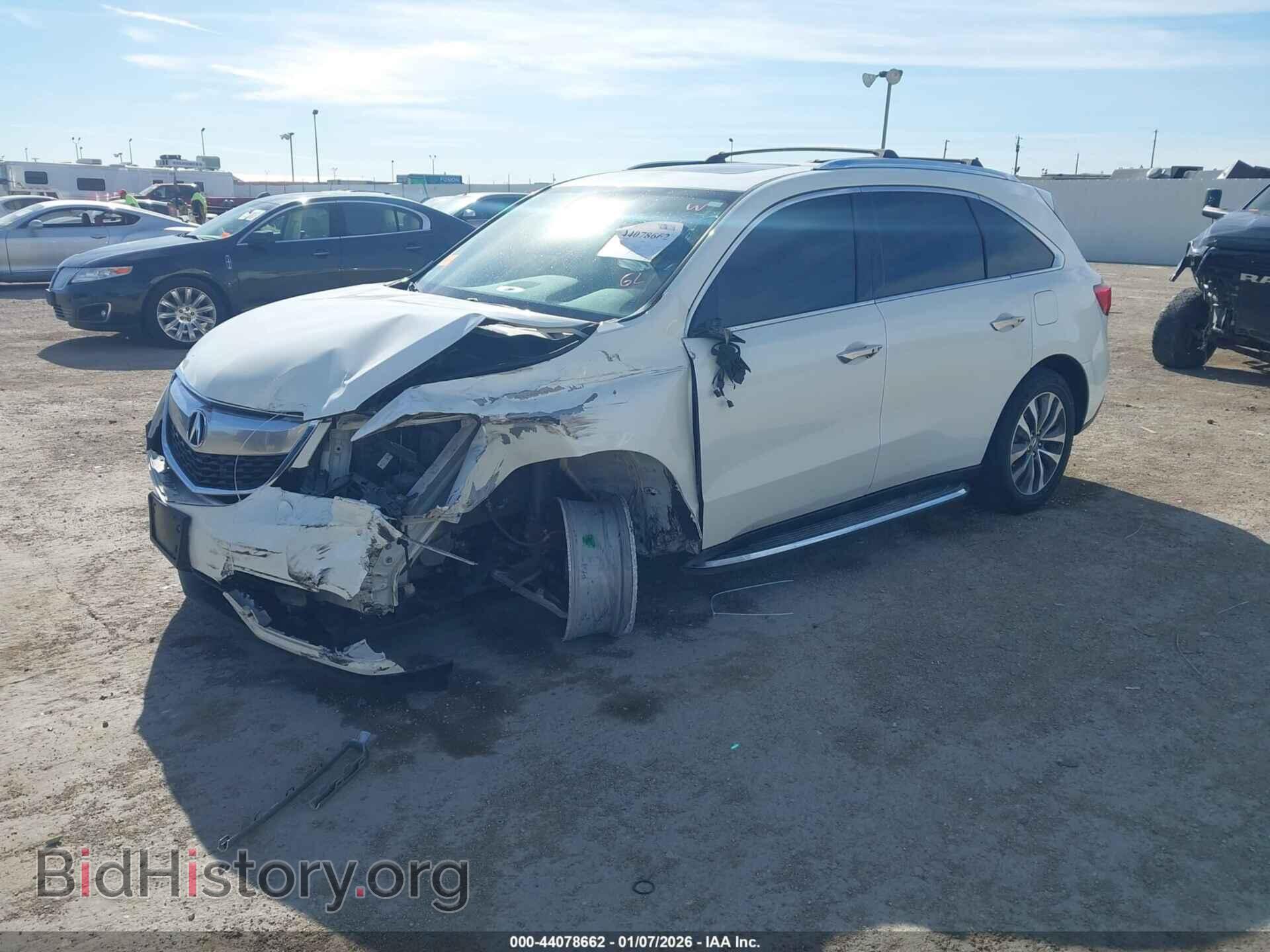 2016 ACURA MDX - VIN: 5FRYD4H42GB038541 - Фото 2