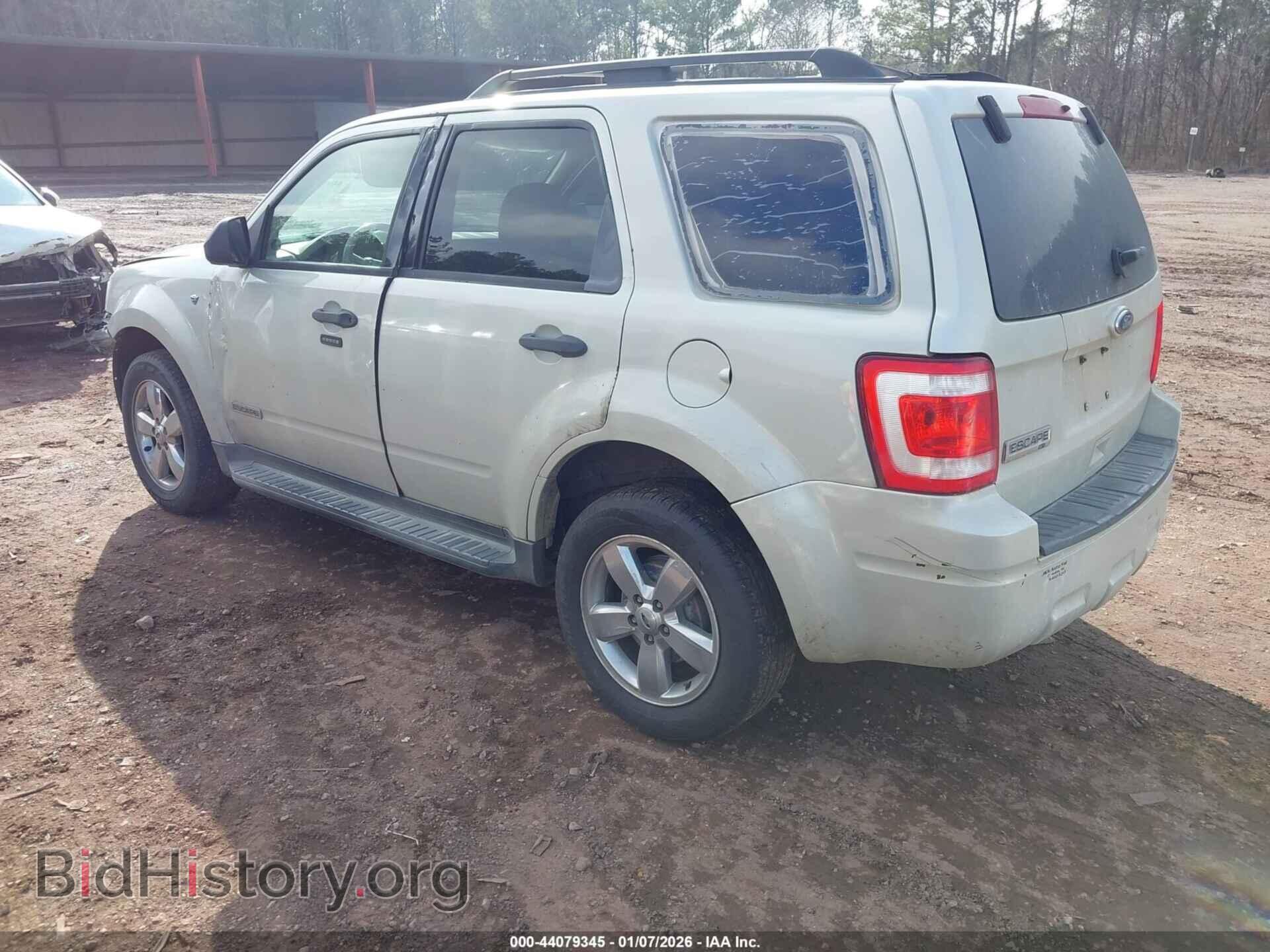 2008 FORD ESCAPE - VIN: 1FMCU031X8KC41209 - Фото 3