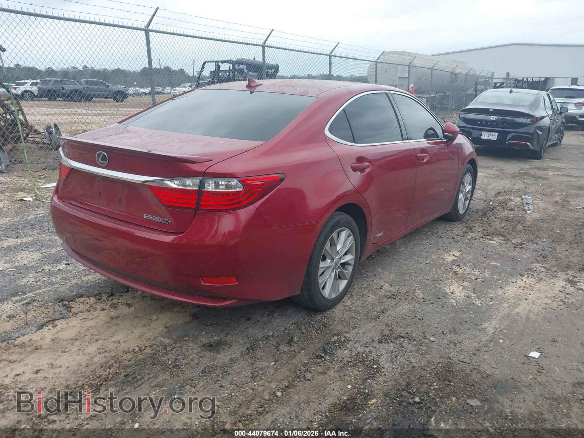 2013 LEXUS ES 300H - VIN: JTHBW1GG3D2022776 - Фото 4