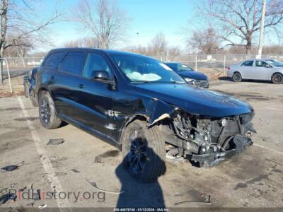 2021 Dodge DURANGO SXT Plus AWD, черный — VIN 1C4RDJAG9MC793137, IAAI