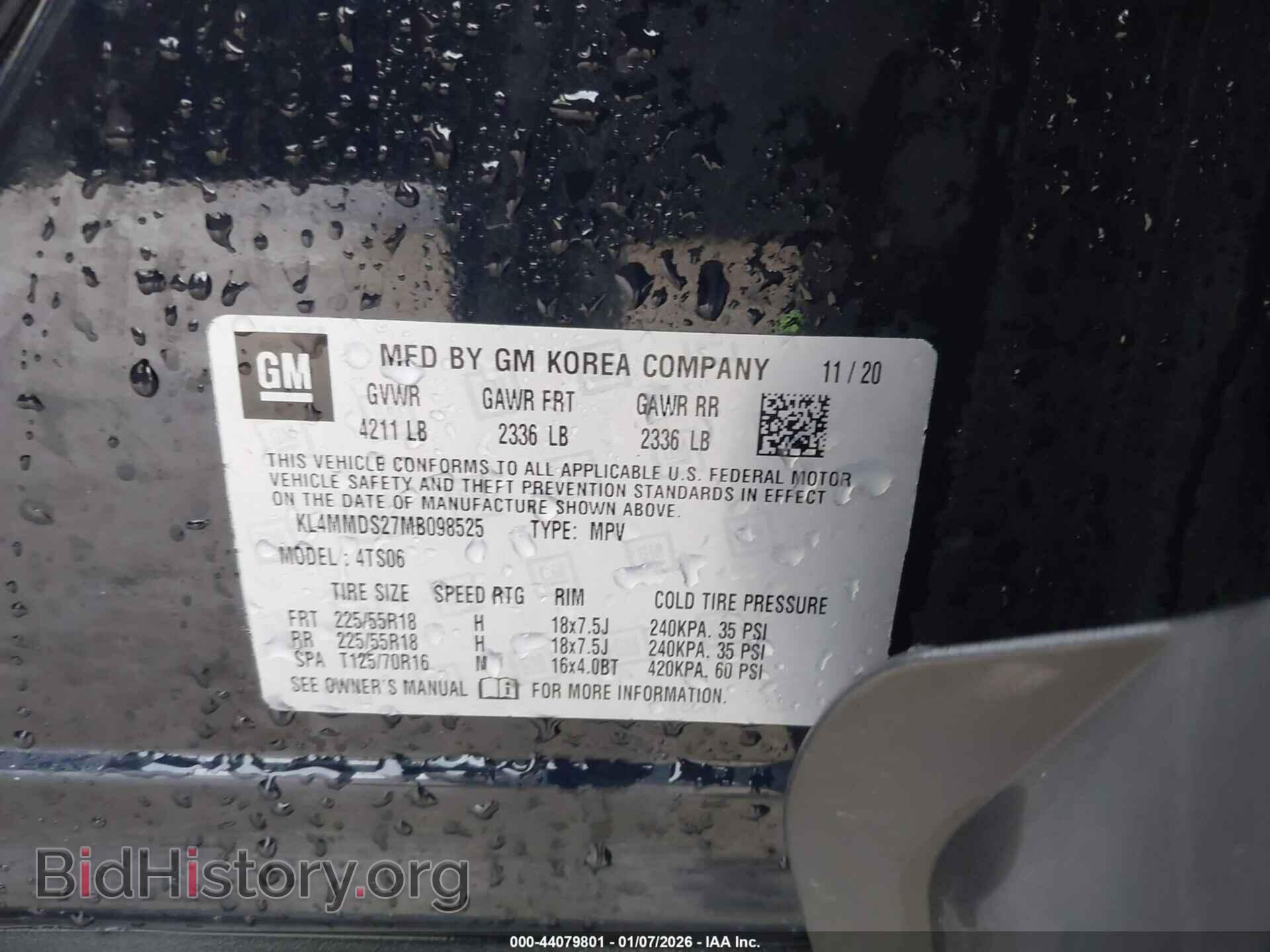 2021 BUICK ENCORE GX - VIN: KL4MMDS27MB098525 - Фото 9