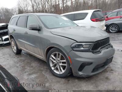 2021 Dodge DURANGO GT Plus AWD, серый — VIN 1C4RDJDG8MC886534, IAAI