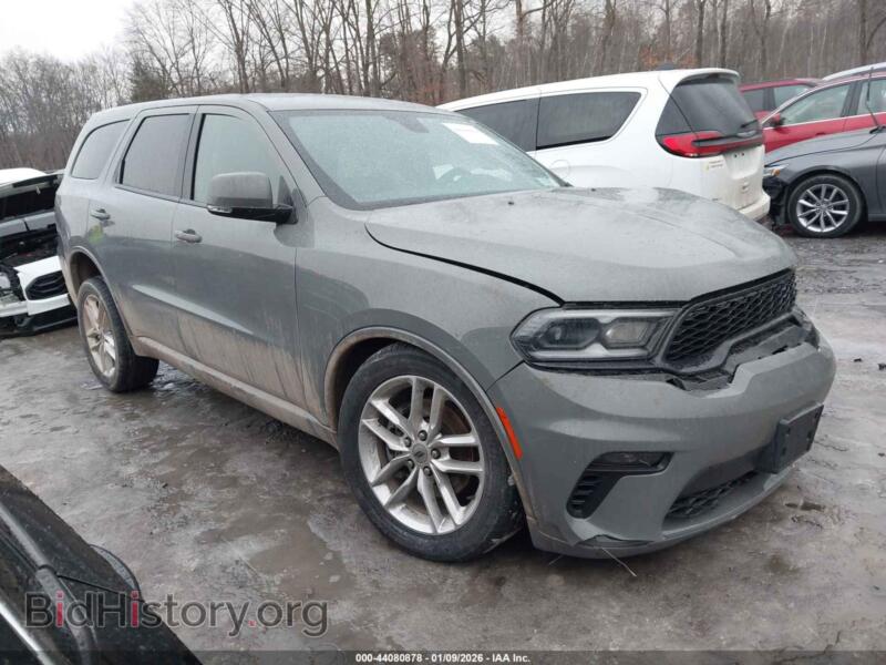 2021 Dodge DURANGO GT Plus AWD (VIN 1C4RDJDG8MC886534) — photo 1 of 15, IAAI, damage: left front