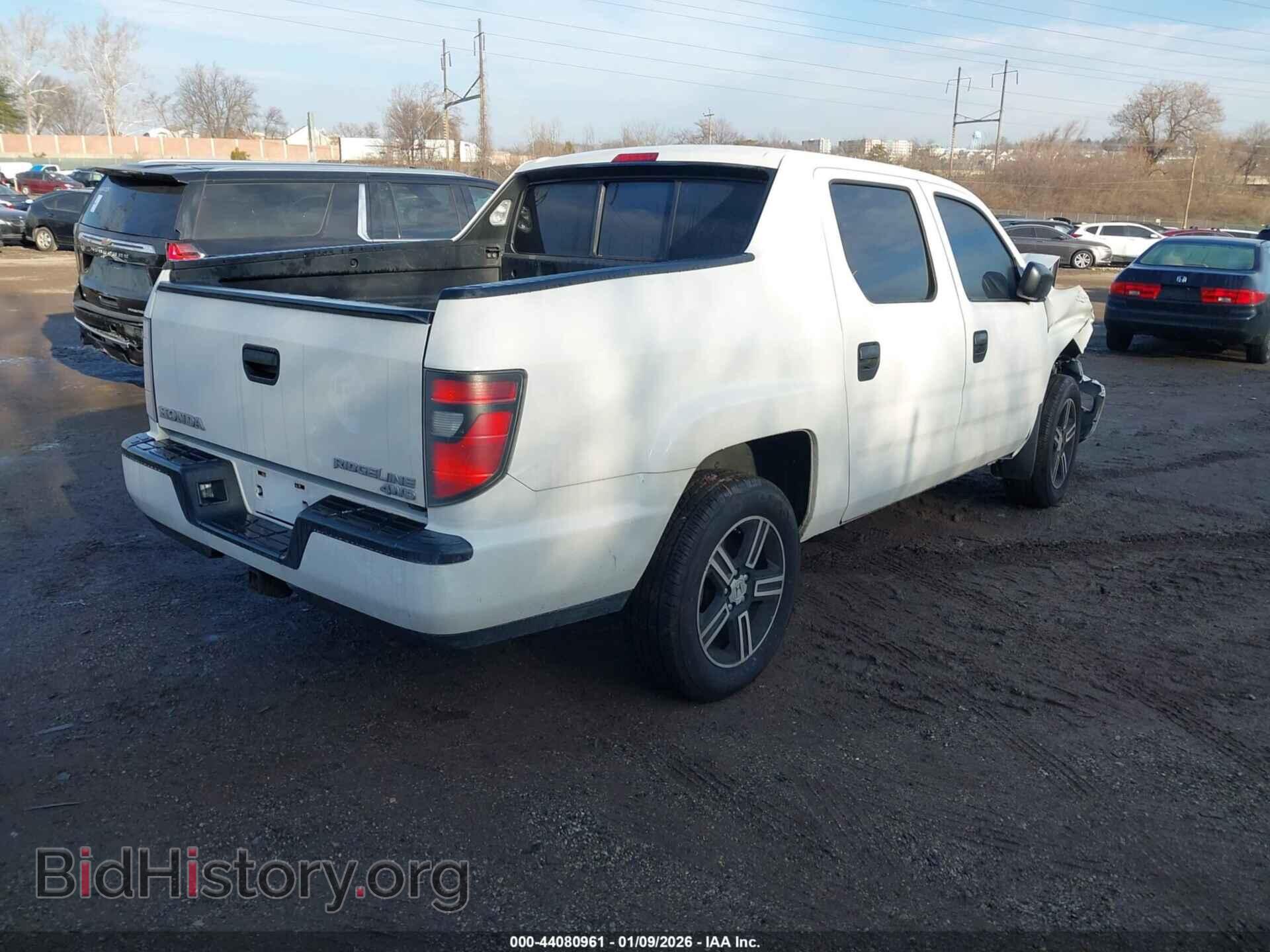 2012 HONDA RIDGELINE - VIN: 5FPYK1F72CB002336 - Фото 4