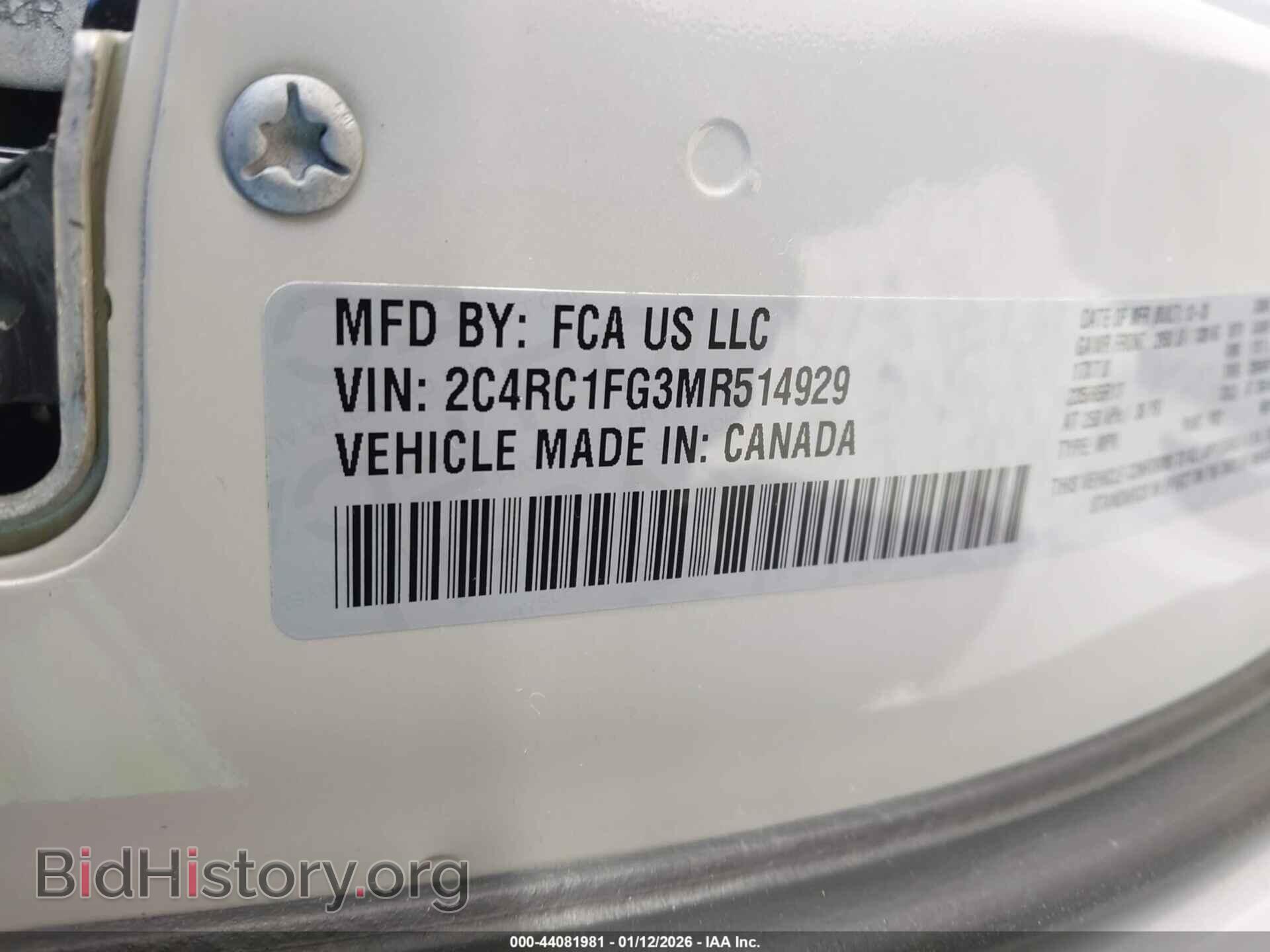 2021 CHRYSLER PACIFICA - VIN: 2C4RC1FG3MR514929 - Photo 9