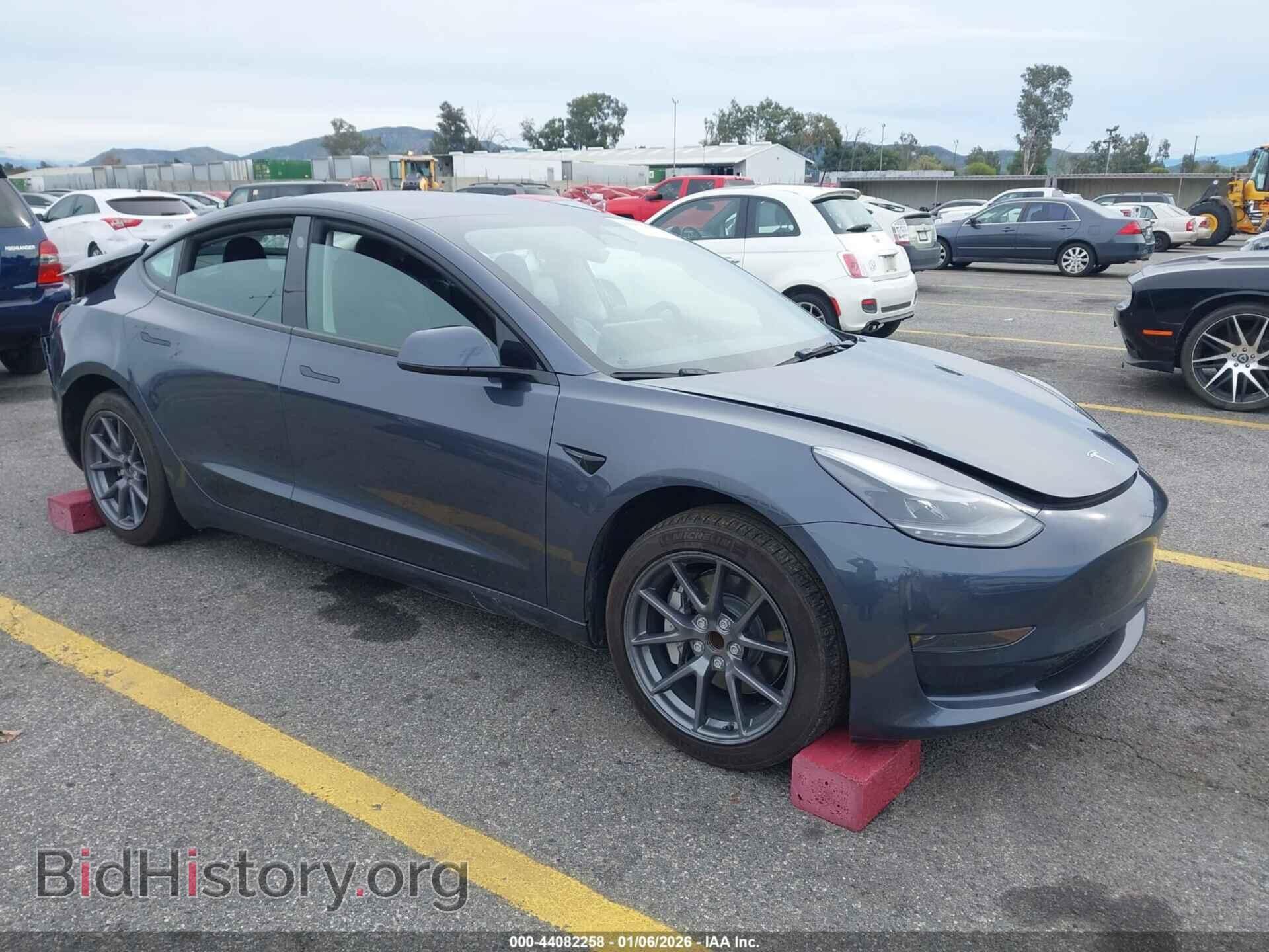 Photo 5YJ3E1EA6NF250941 - TESLA MODEL 3 2022