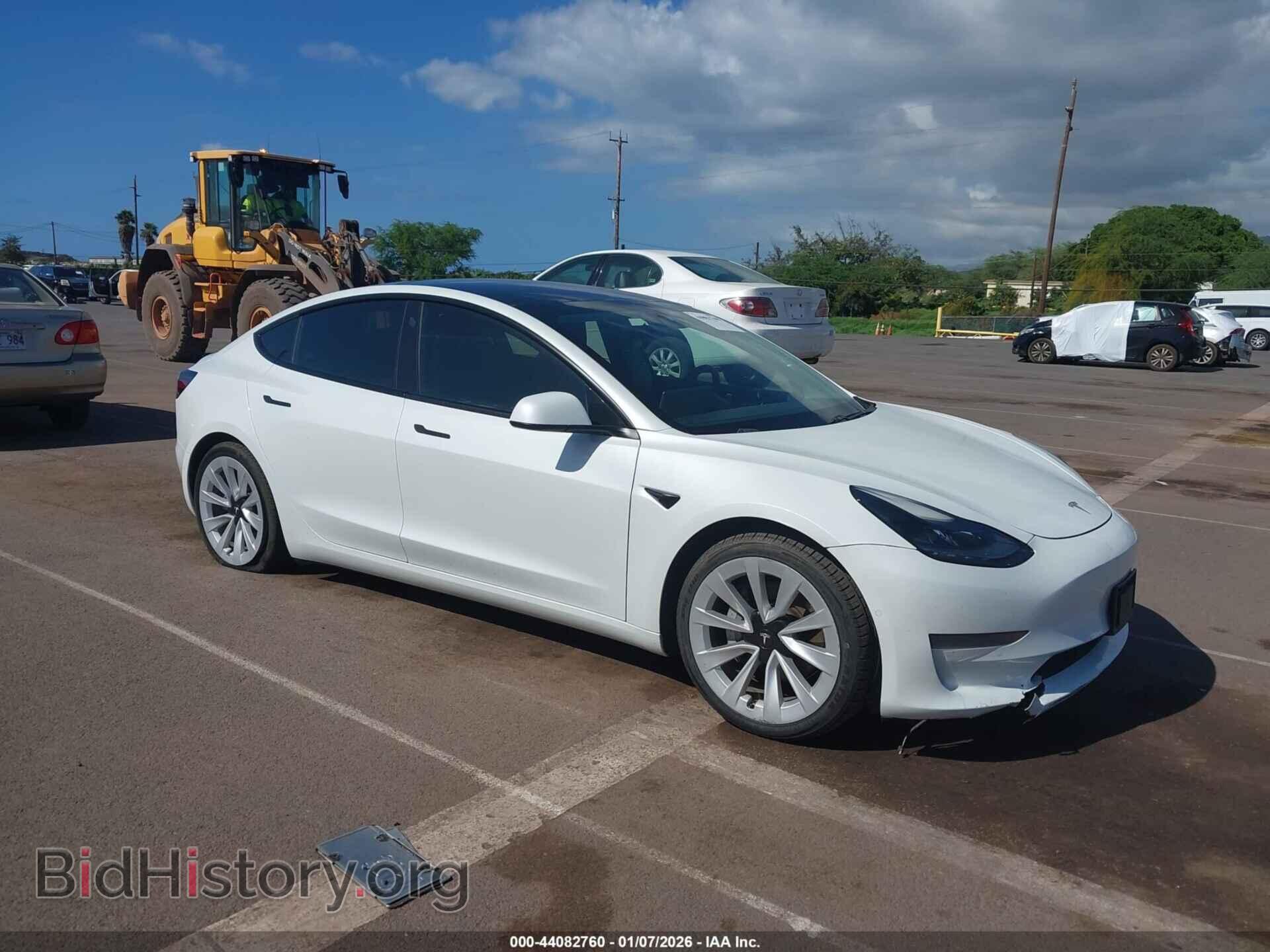 Photo 5YJ3E1EA1MF048801 - TESLA MODEL 3 2021