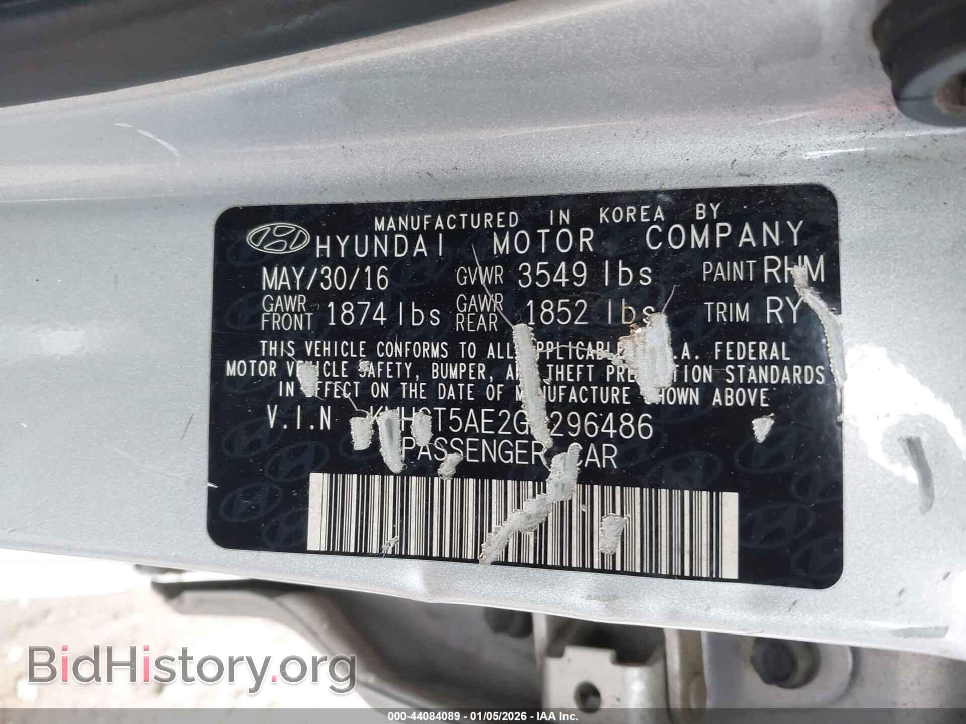 2016 HYUNDAI ACCENT - VIN: KMHCT5AE2GU296486 - Фото 9