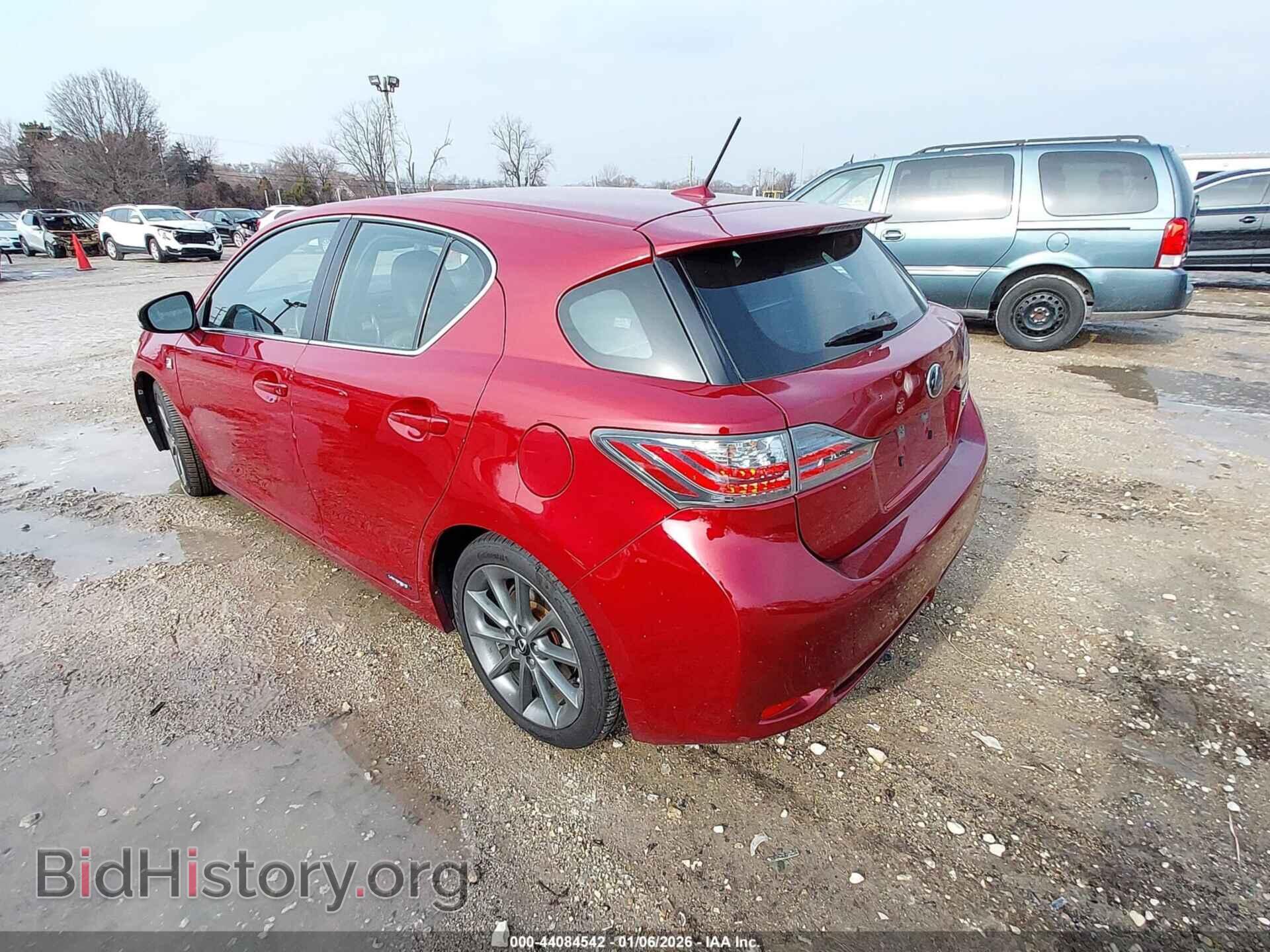 2012 LEXUS CT 200H - VIN: JTHKD5BH7C2050138 - Photo 3