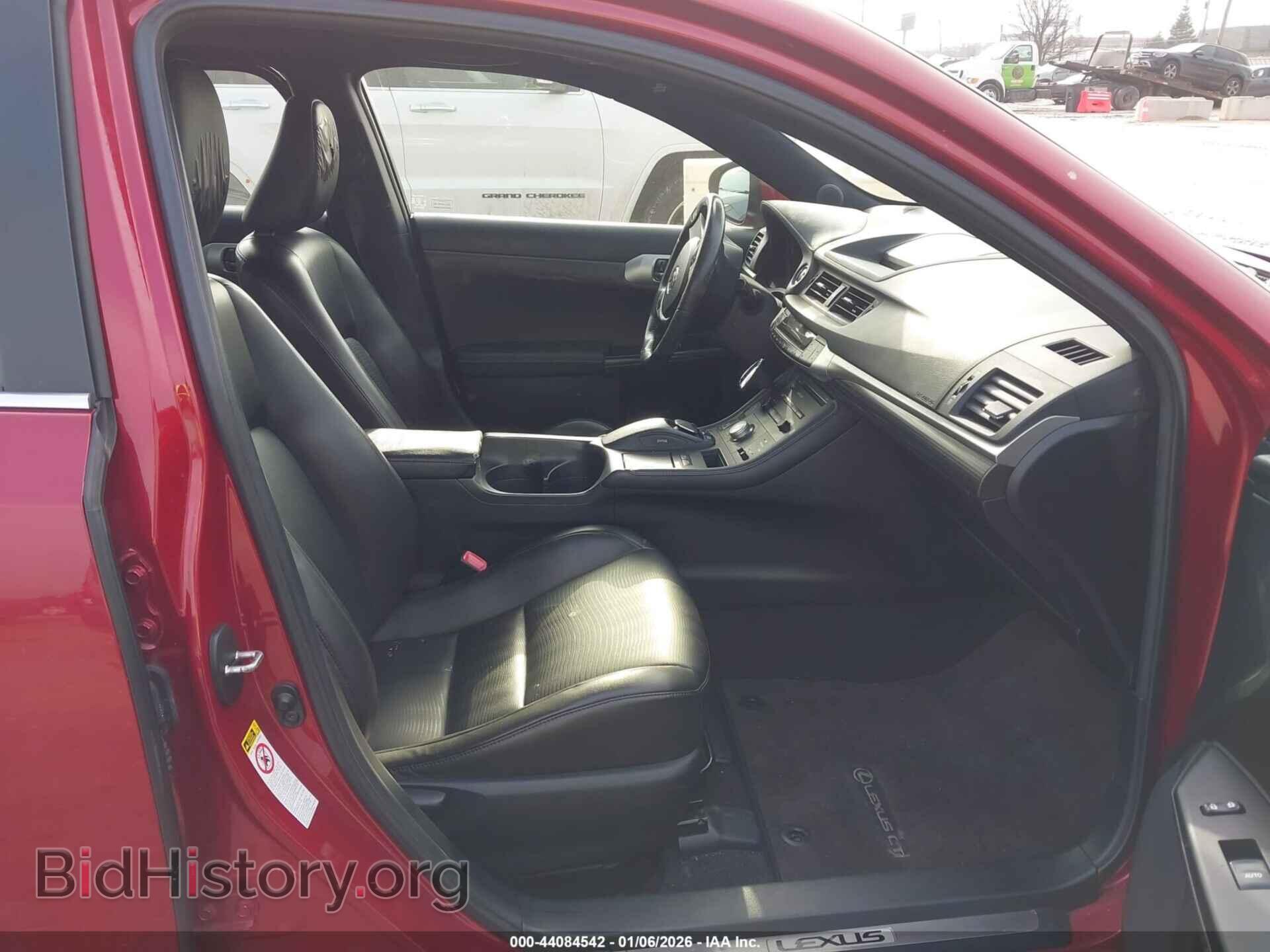 2012 LEXUS CT 200H - VIN: JTHKD5BH7C2050138 - Photo 5