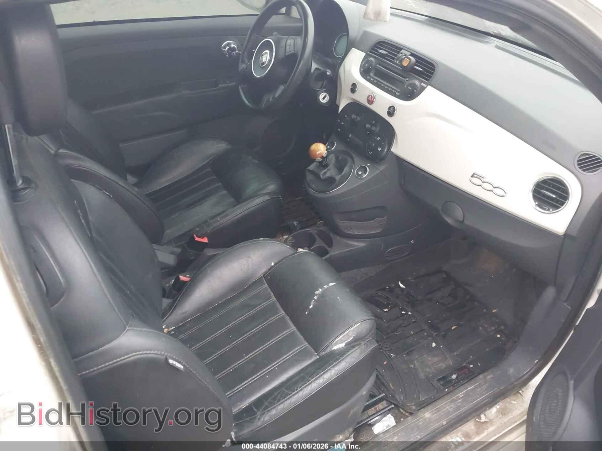 2012 FIAT 500 - VIN: 3C3CFFBR6CT370472 - Фото 5