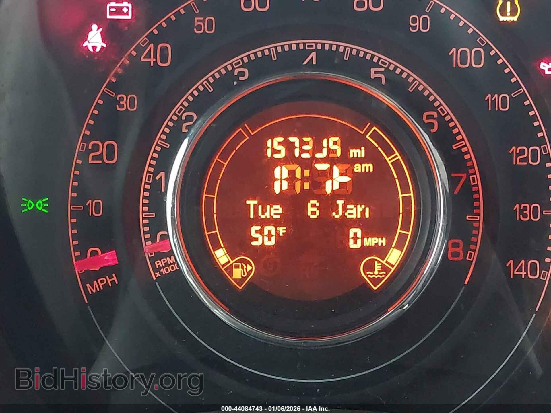 2012 FIAT 500 - VIN: 3C3CFFBR6CT370472 - Фото 7
