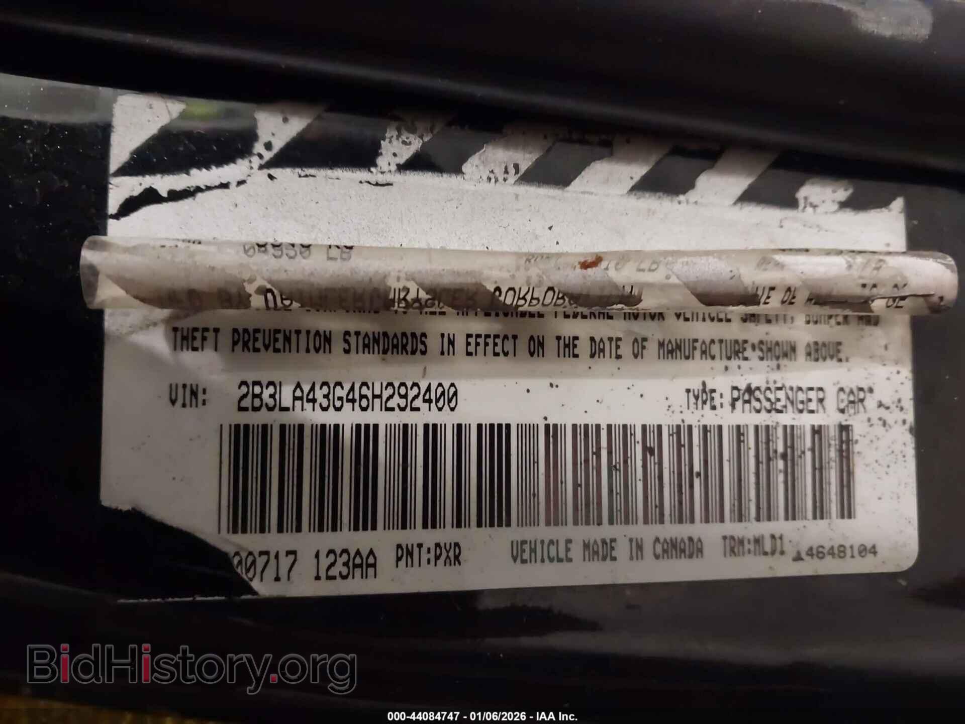 2006 DODGE CHARGER - VIN: 2B3LA43G46H292400 - Фото 9