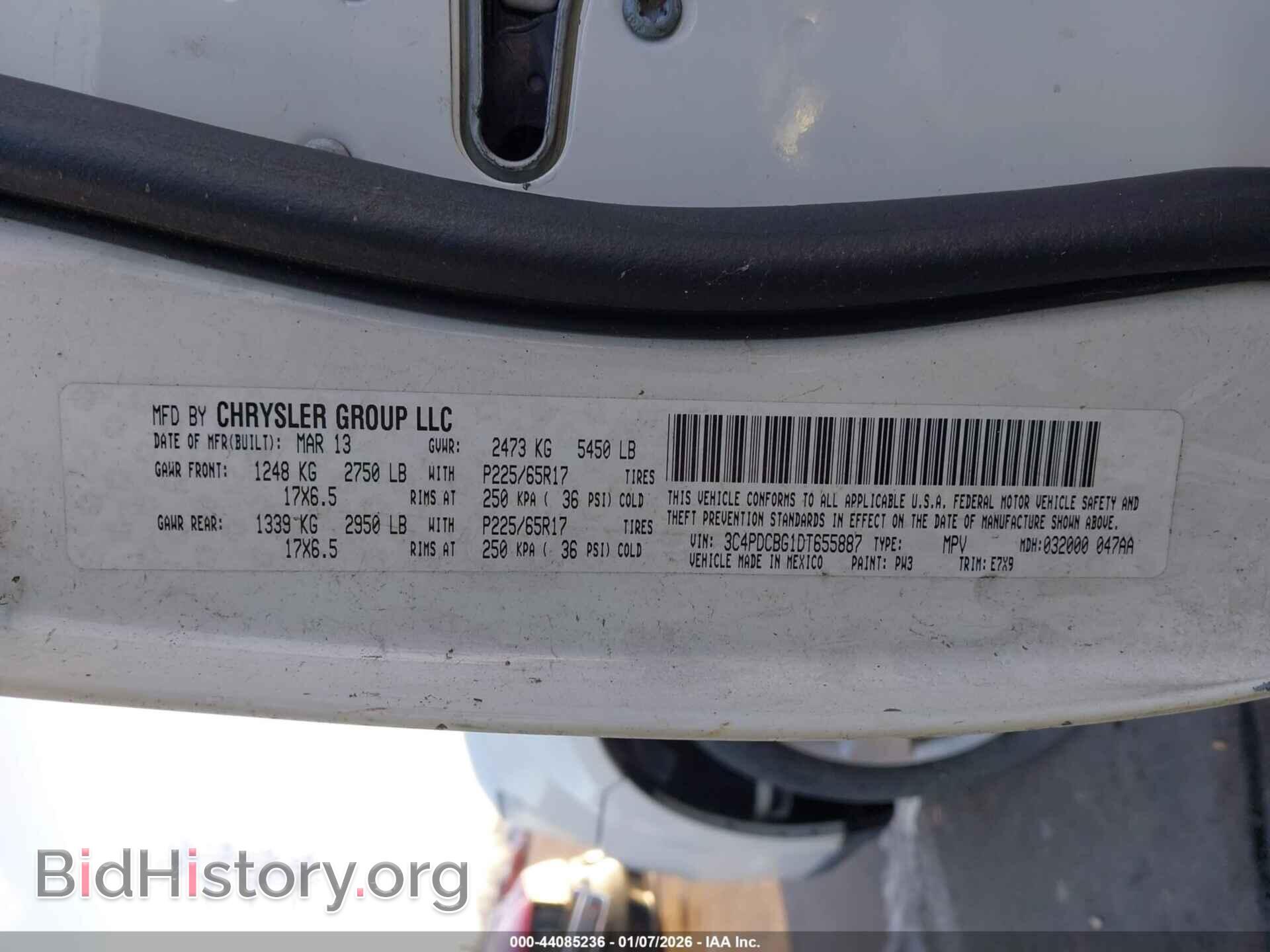 2013 DODGE JOURNEY - VIN: 3C4PDCBG1DT655887 - Фото 9