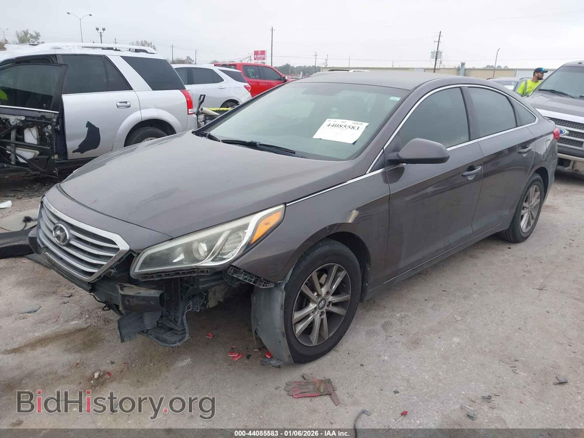 2017 HYUNDAI SONATA - VIN: 5NPE24AF5HH514452 - Фото 2