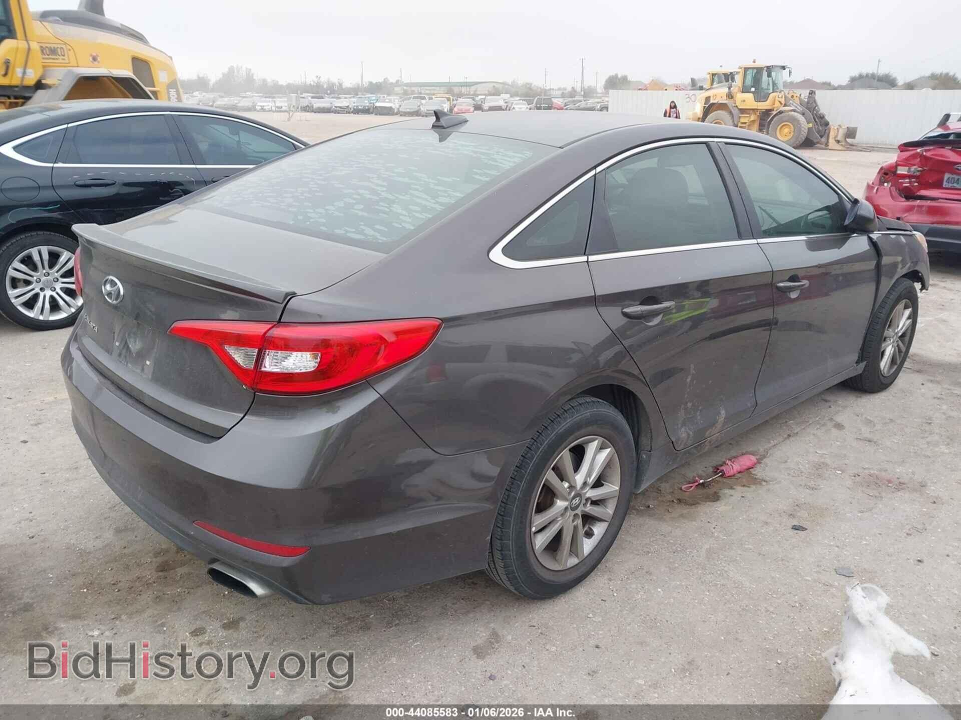 2017 HYUNDAI SONATA - VIN: 5NPE24AF5HH514452 - Фото 4