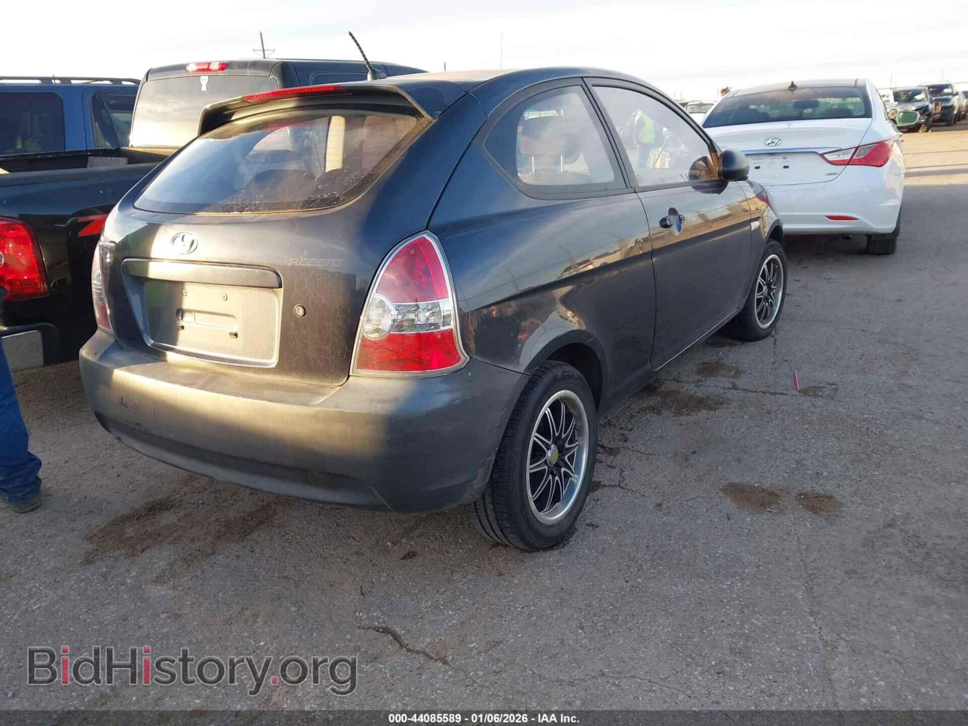 2007 HYUNDAI ACCENT - VIN: KMHCM36C47U054419 - Фото 4
