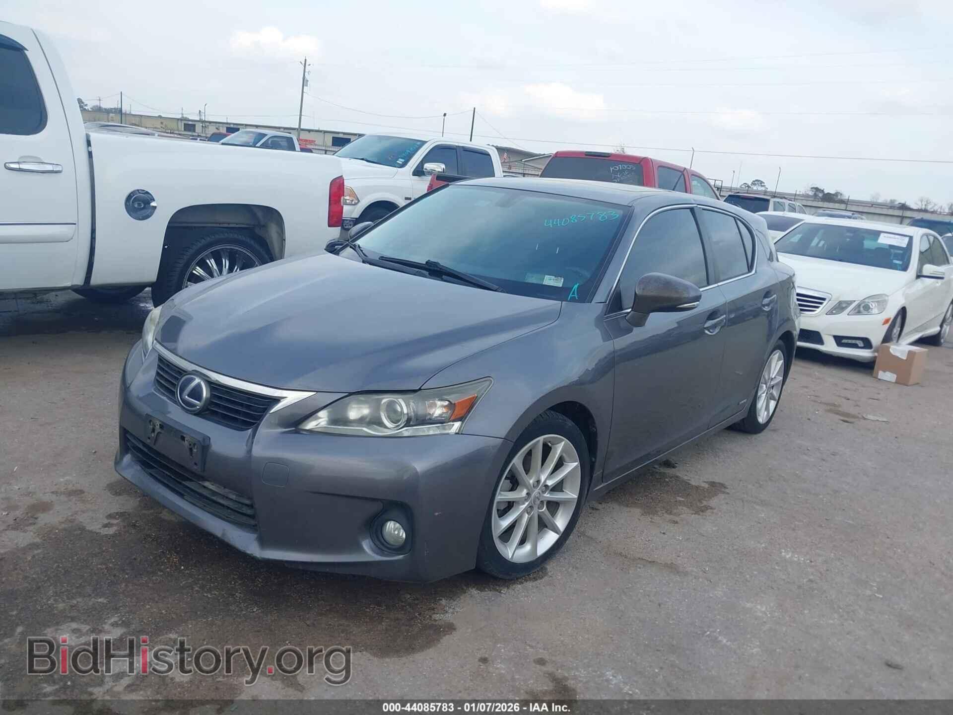 2012 LEXUS CT 200H - VIN: JTHKD5BH1C2065797 - Фото 2