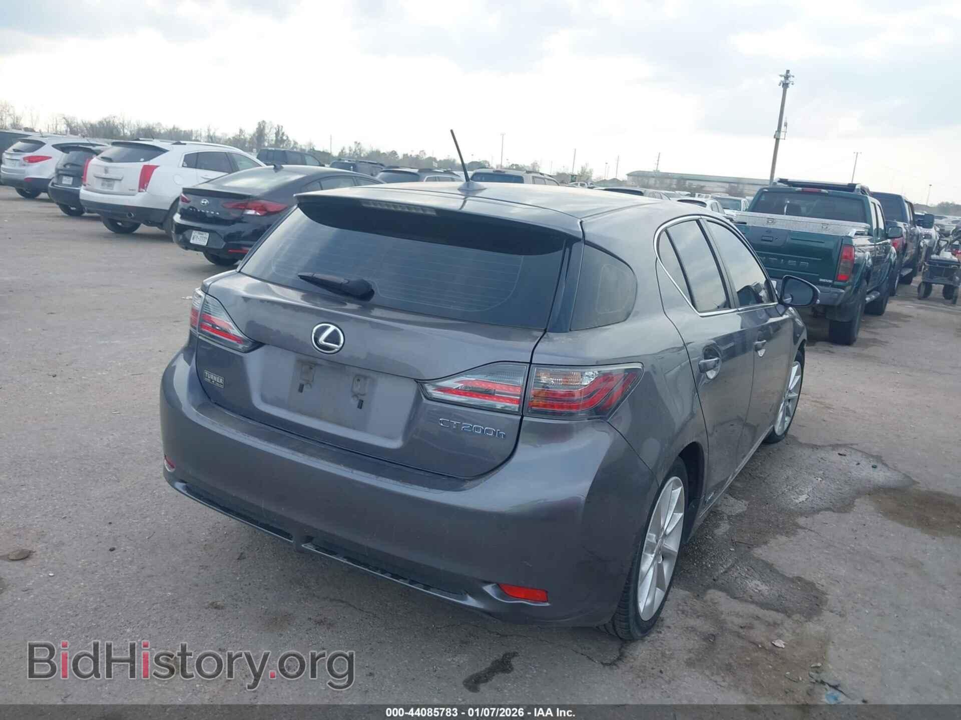 2012 LEXUS CT 200H - VIN: JTHKD5BH1C2065797 - Фото 4