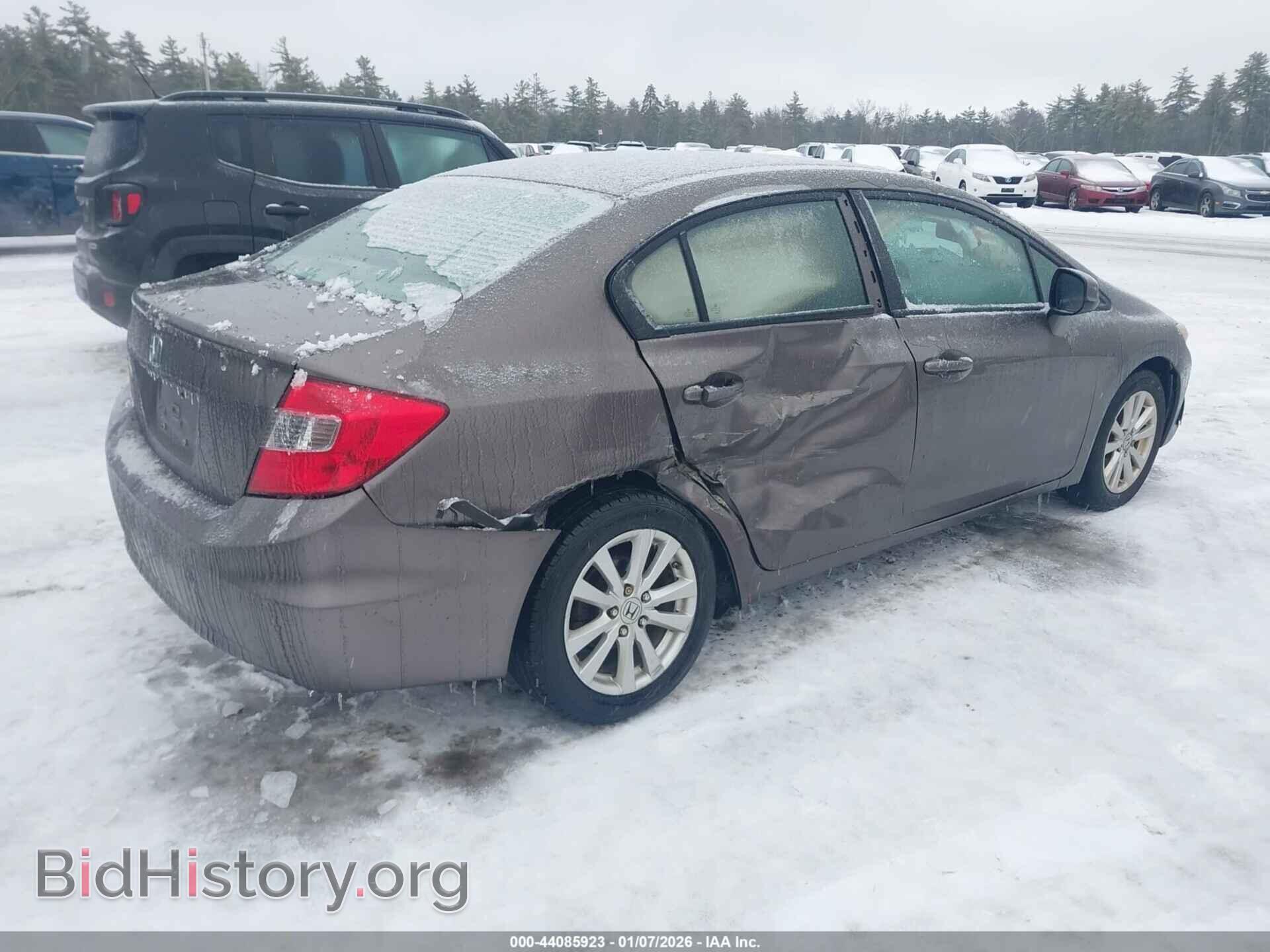 2012 HONDA CIVIC - VIN: 2HGFB2F84CH610661 - Фото 4