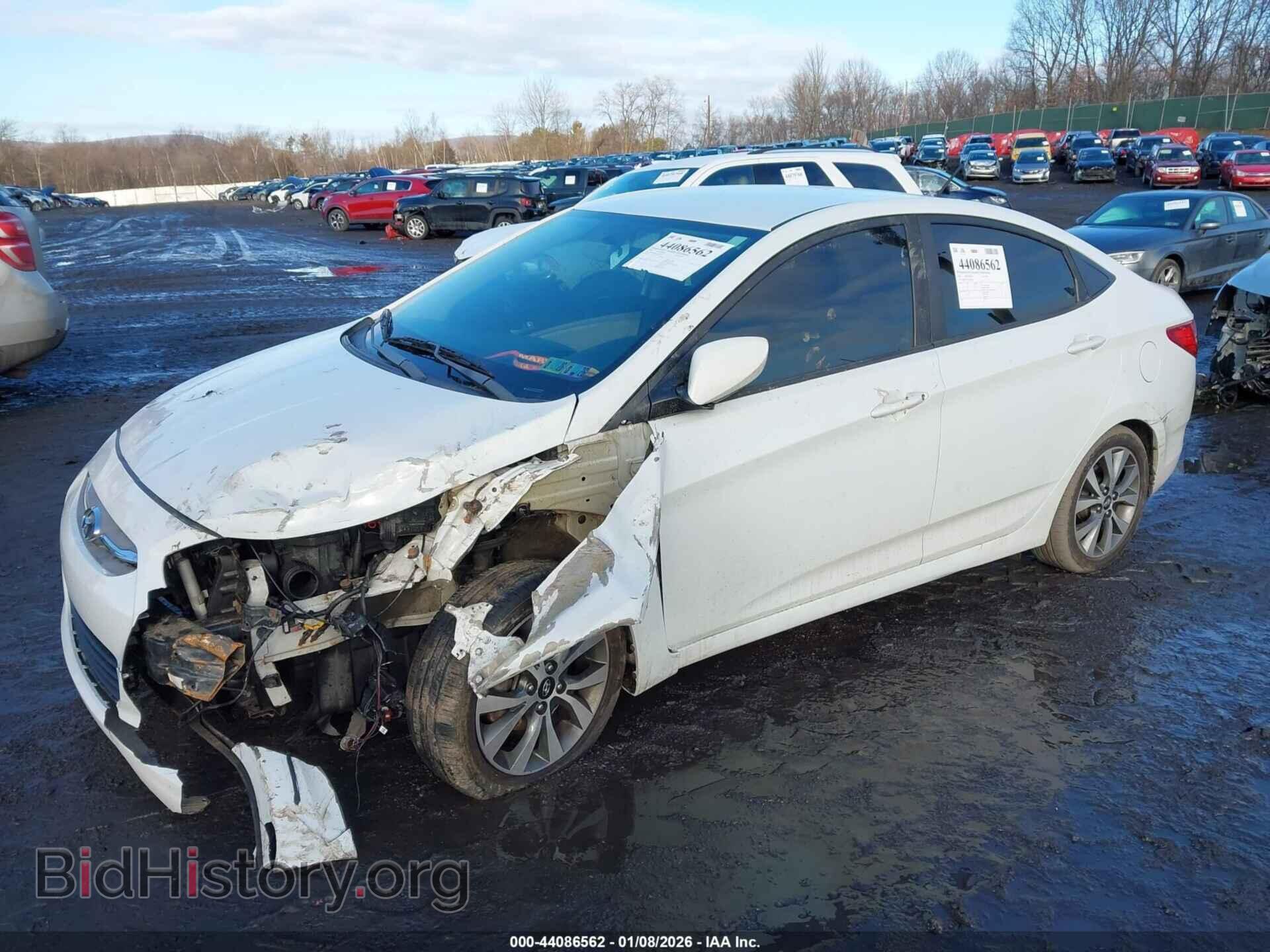 2017 HYUNDAI ACCENT - VIN: KMHCT4AE2HU379671 - Фото 2