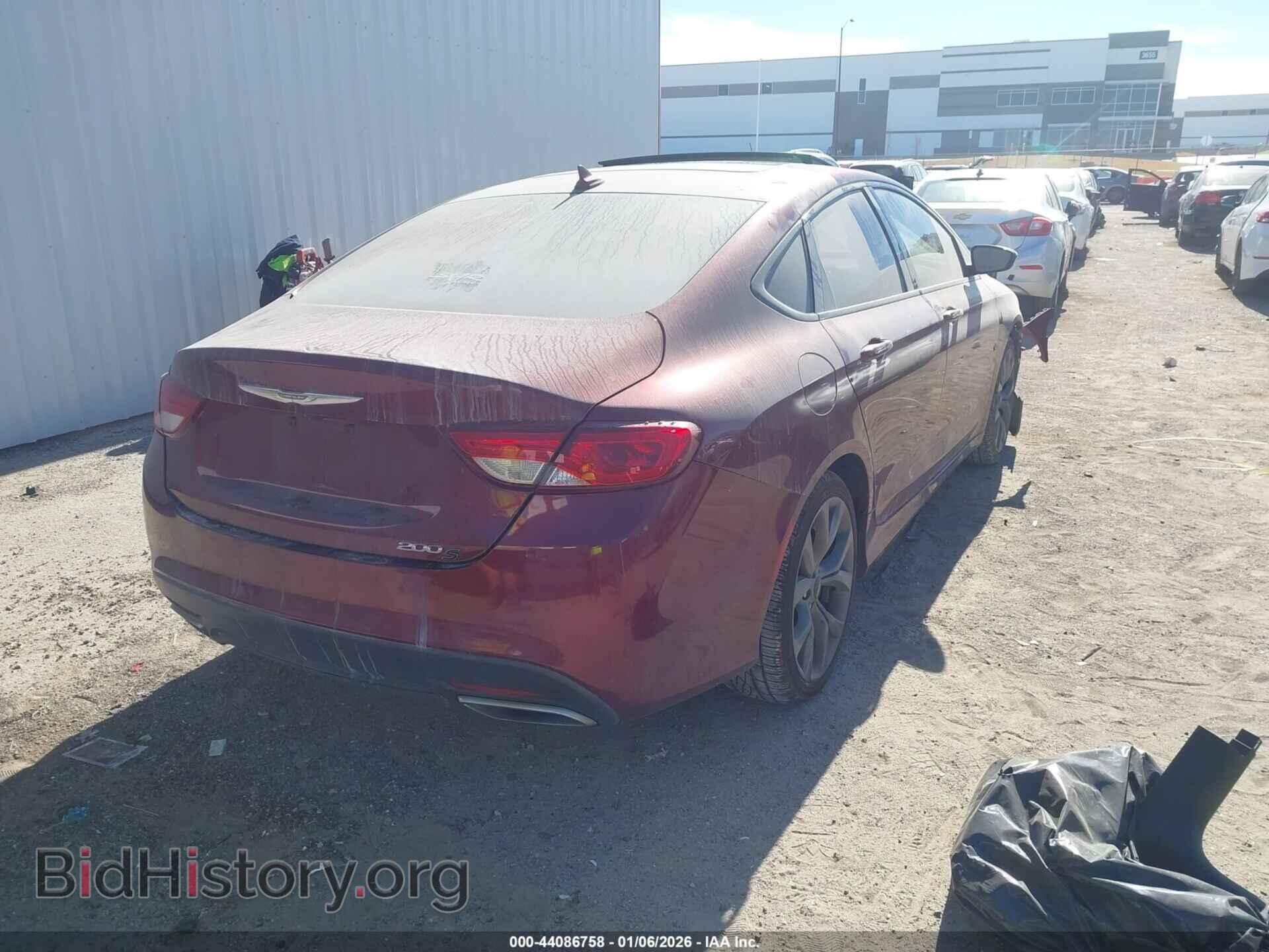 2015 CHRYSLER 200 - VIN: 1C3CCCBGXFN551536 - Фото 4