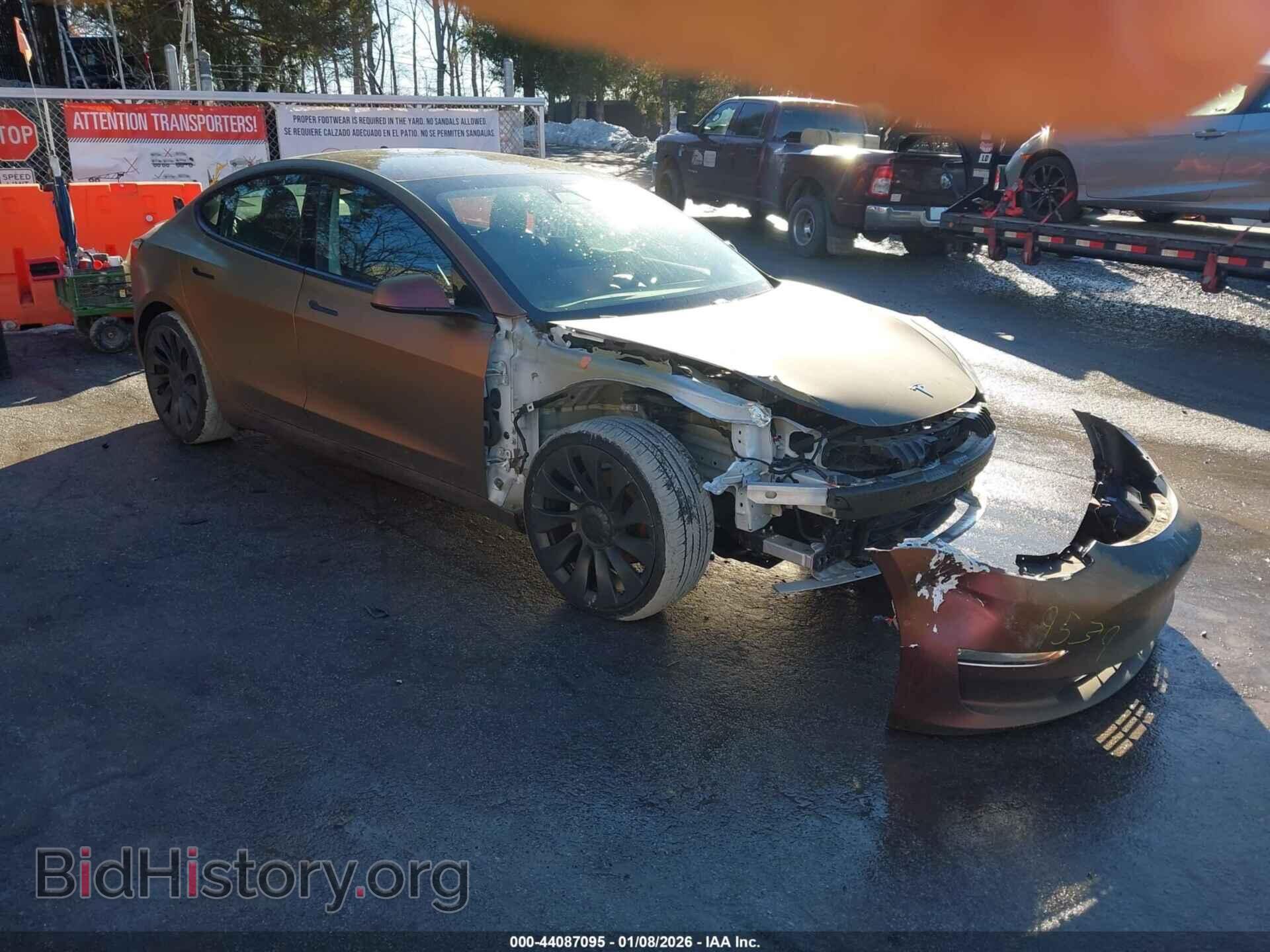 Photo 5YJ3E1EB0MF055571 - TESLA MODEL 3 2021