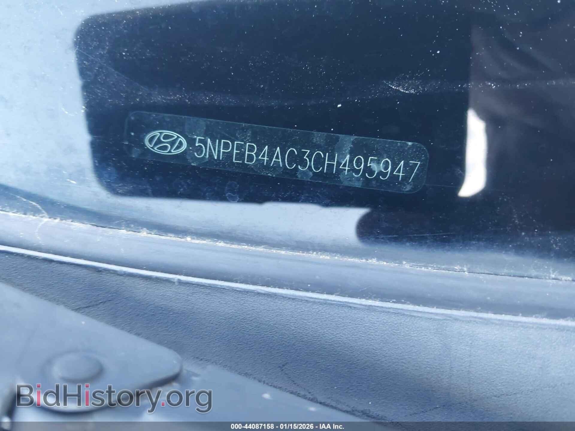 2012 HYUNDAI SONATA - VIN: 5NPEB4AC3CH495947 - Фото 11