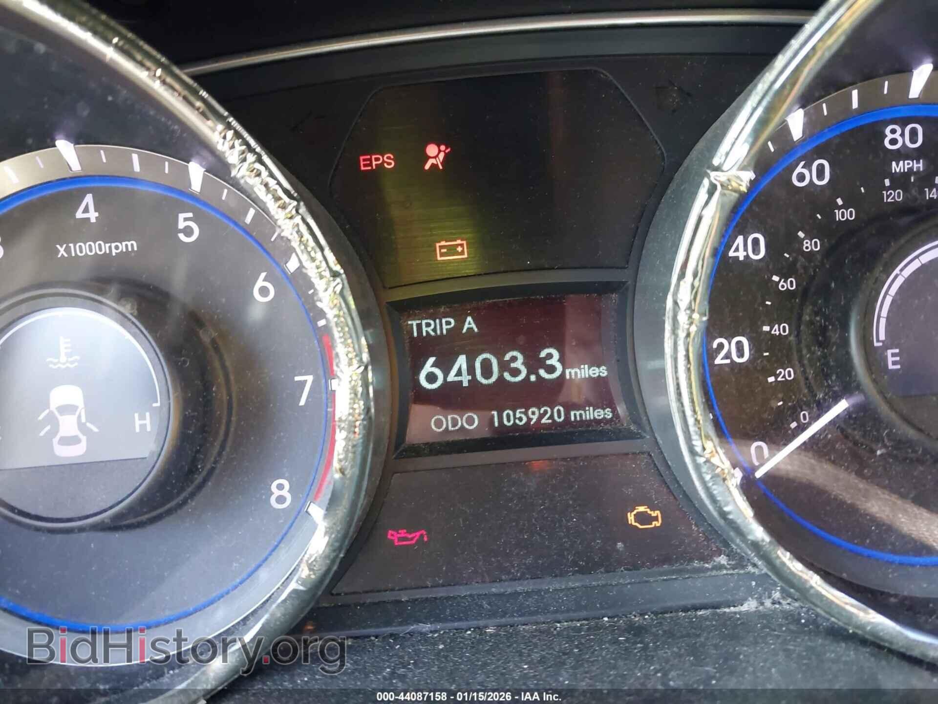 2012 HYUNDAI SONATA - VIN: 5NPEB4AC3CH495947 - Фото 7
