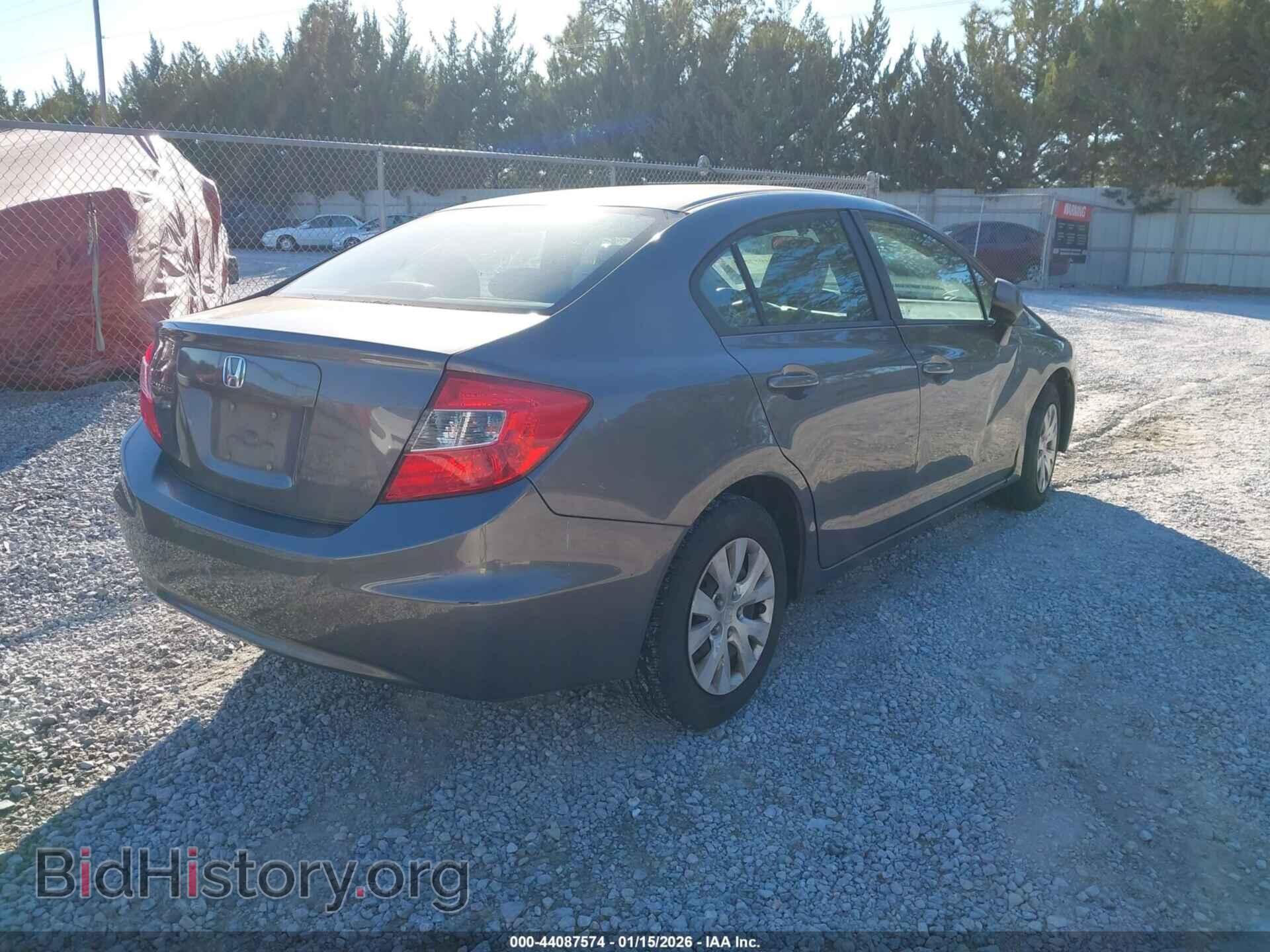 2012 HONDA CIVIC - VIN: 19XFB2F58CE098578 - Фото 4