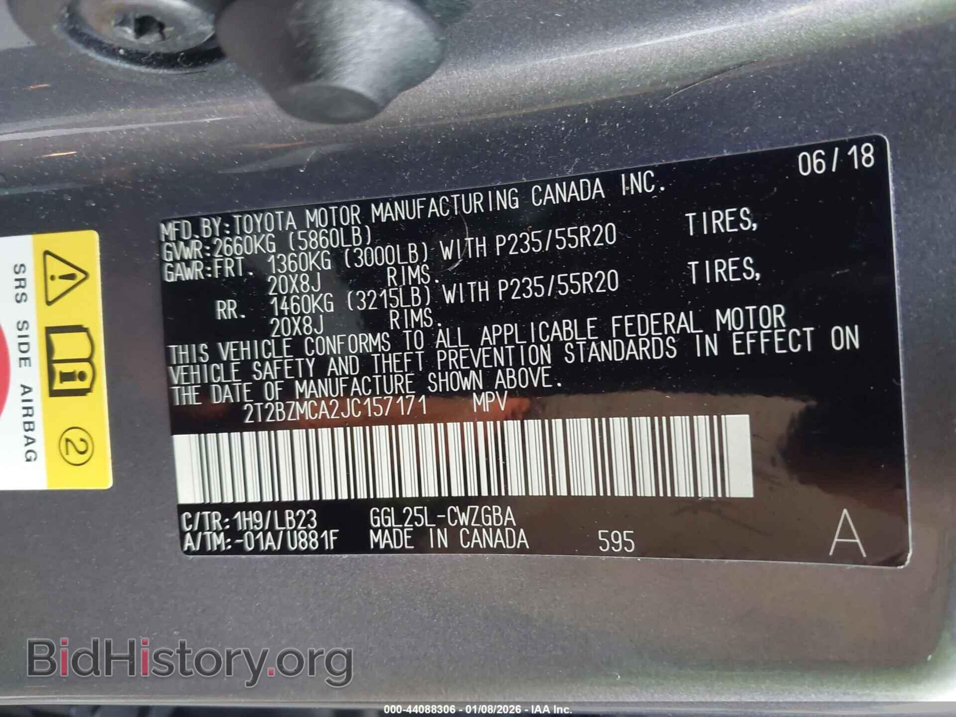 2018 LEXUS RX 350 - VIN: 2T2BZMCA2JC157171 - Photo 9