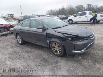 2015 Chrysler 200 Limited, серый — VIN 1C3CCCAB7FN637814, IAAI