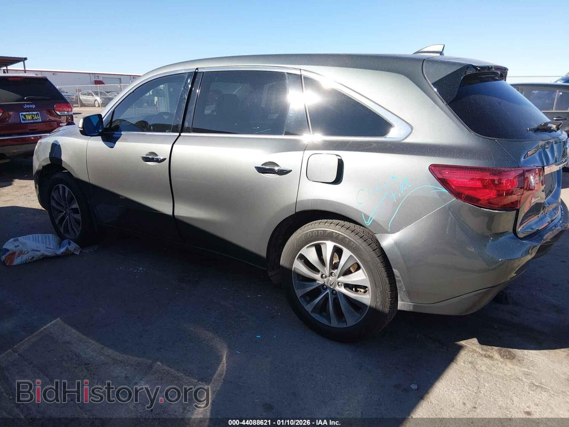 2016 ACURA MDX - VIN: 5FRYD3H48GB003738 - Фото 3