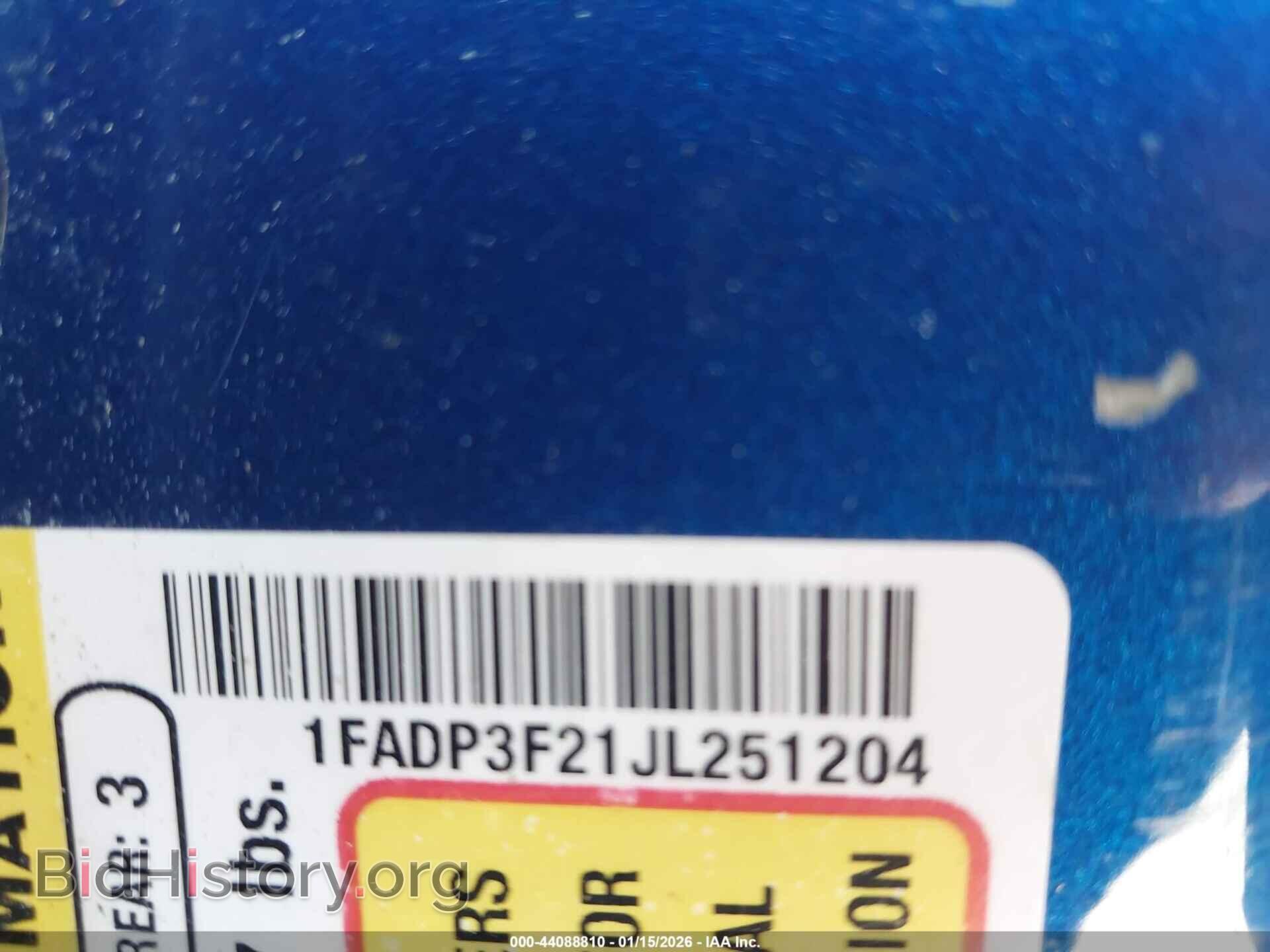2018 FORD FOCUS - VIN: 1FADP3F21JL251204 - Фото 9