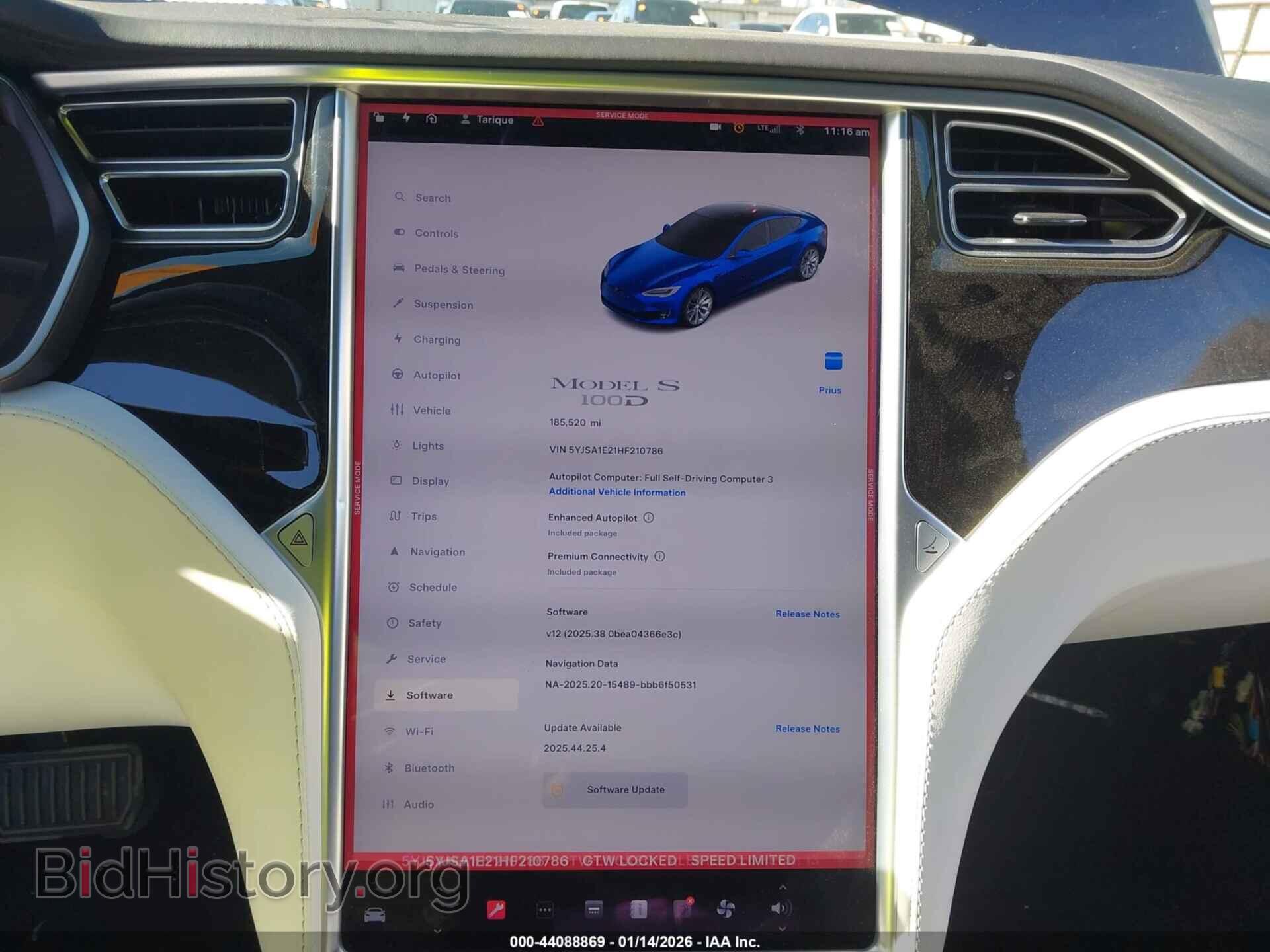 2017 TESLA MODEL S - VIN: 5YJSA1E21HF210786 - Фото 19