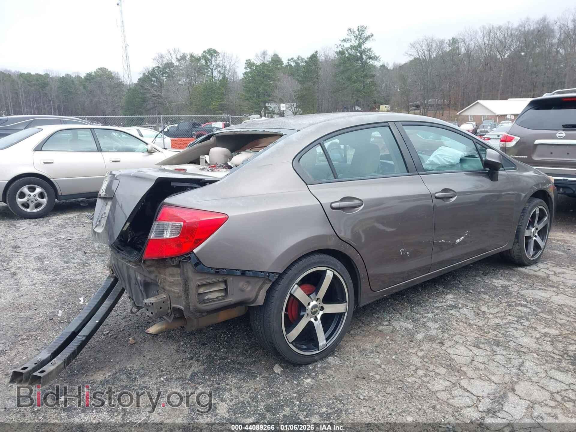 2012 HONDA CIVIC - VIN: 2HGFB2F51CH582906 - Фото 4
