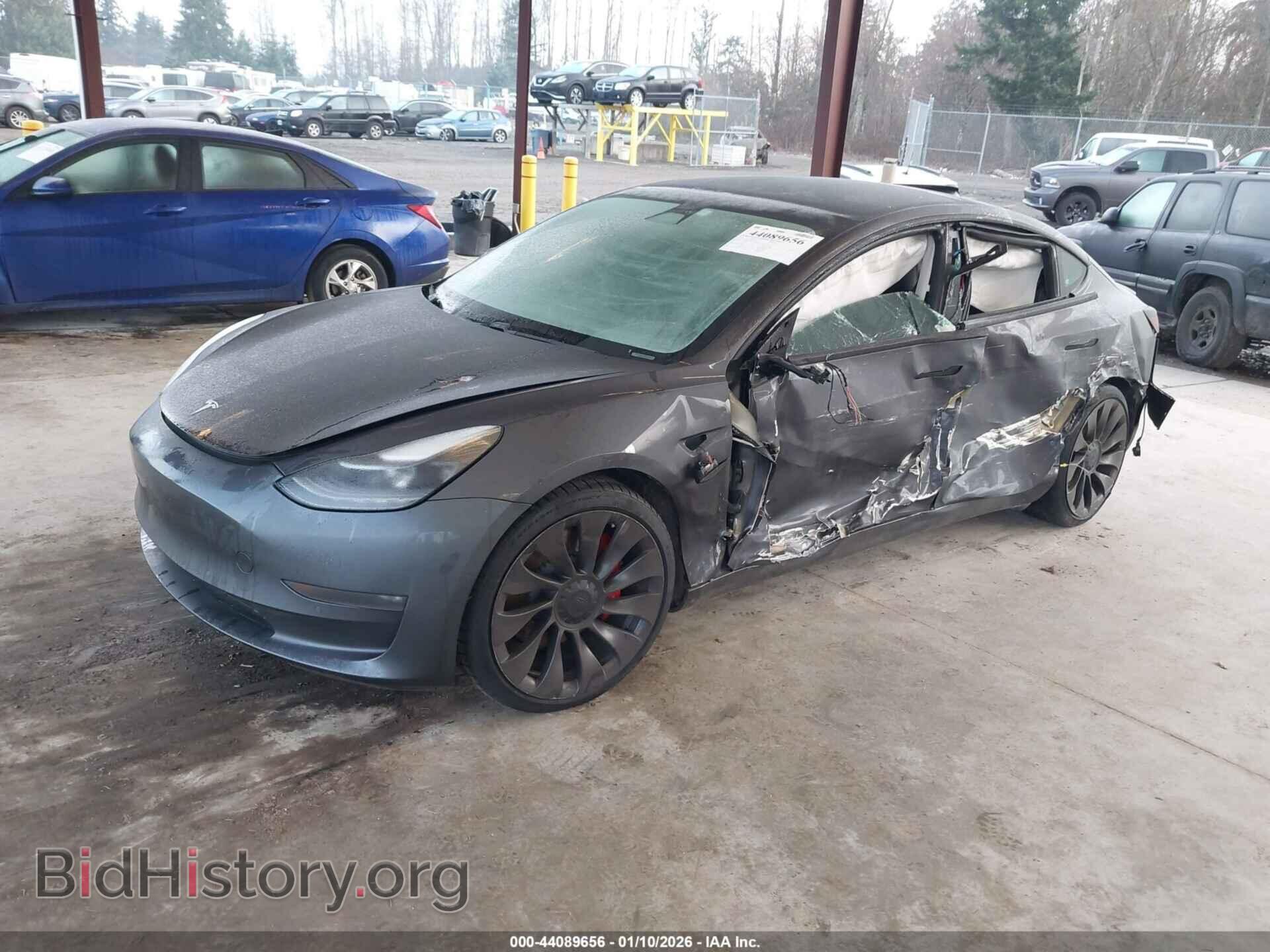 2021 TESLA MODEL 3 - VIN: 5YJ3E1EC4MF025028 - Фото 2