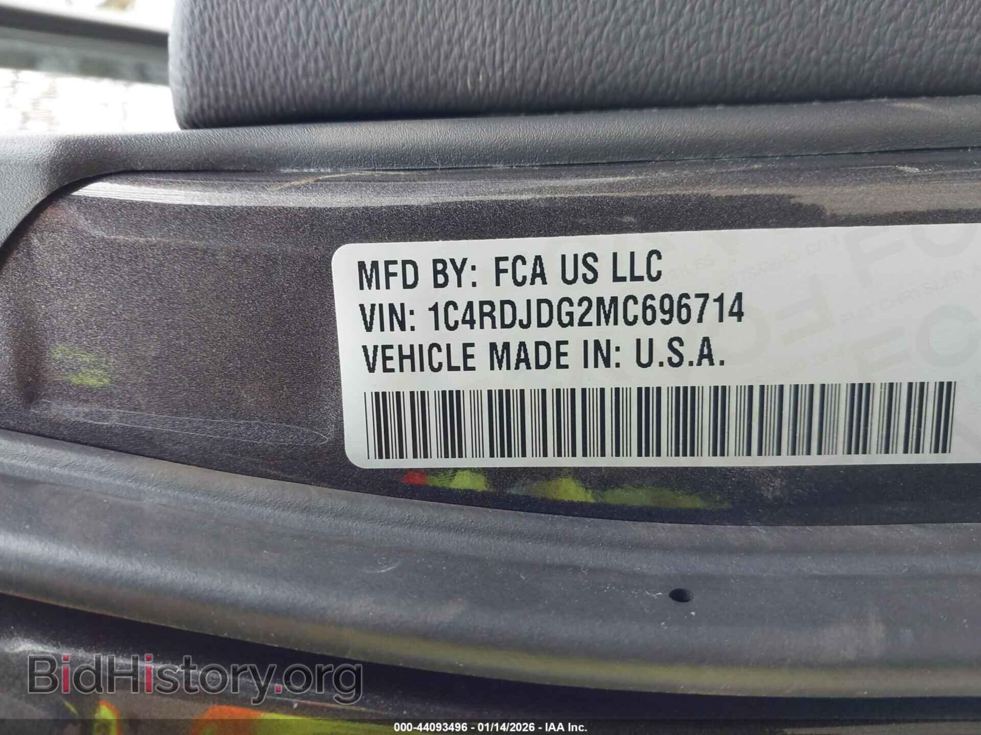 2021 DODGE DURANGO - VIN: 1C4RDJDG2MC696714 - Photo 9