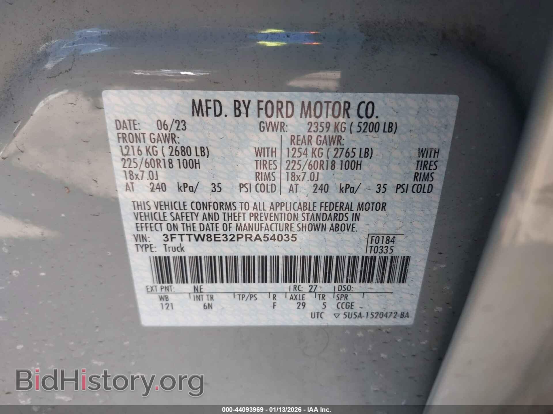2023 FORD MAVERICK - VIN: 3FTTW8E32PRA54035 - Фото 9