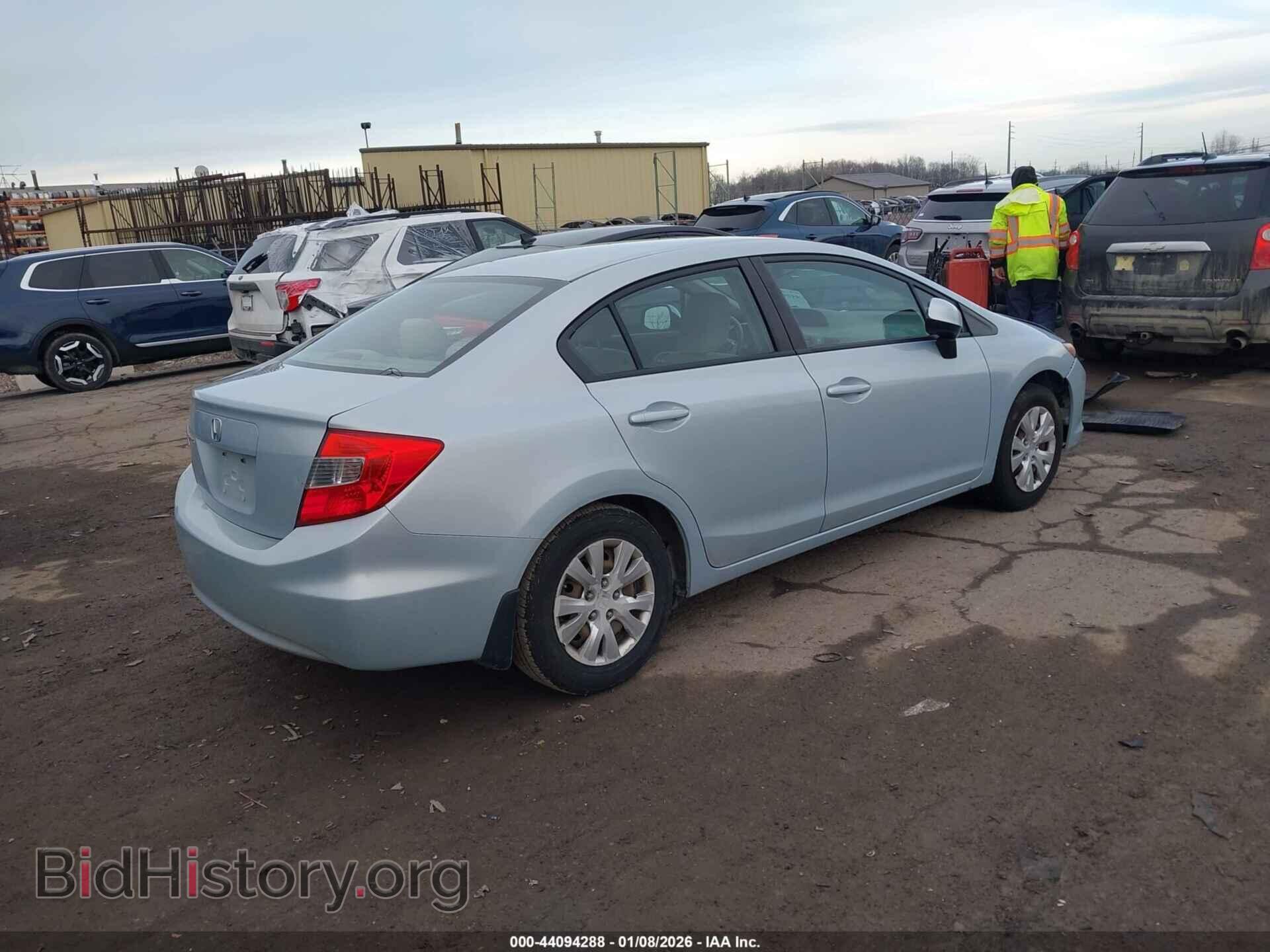 2012 HONDA CIVIC - VIN: 2HGFB2F54CH522246 - Фото 4