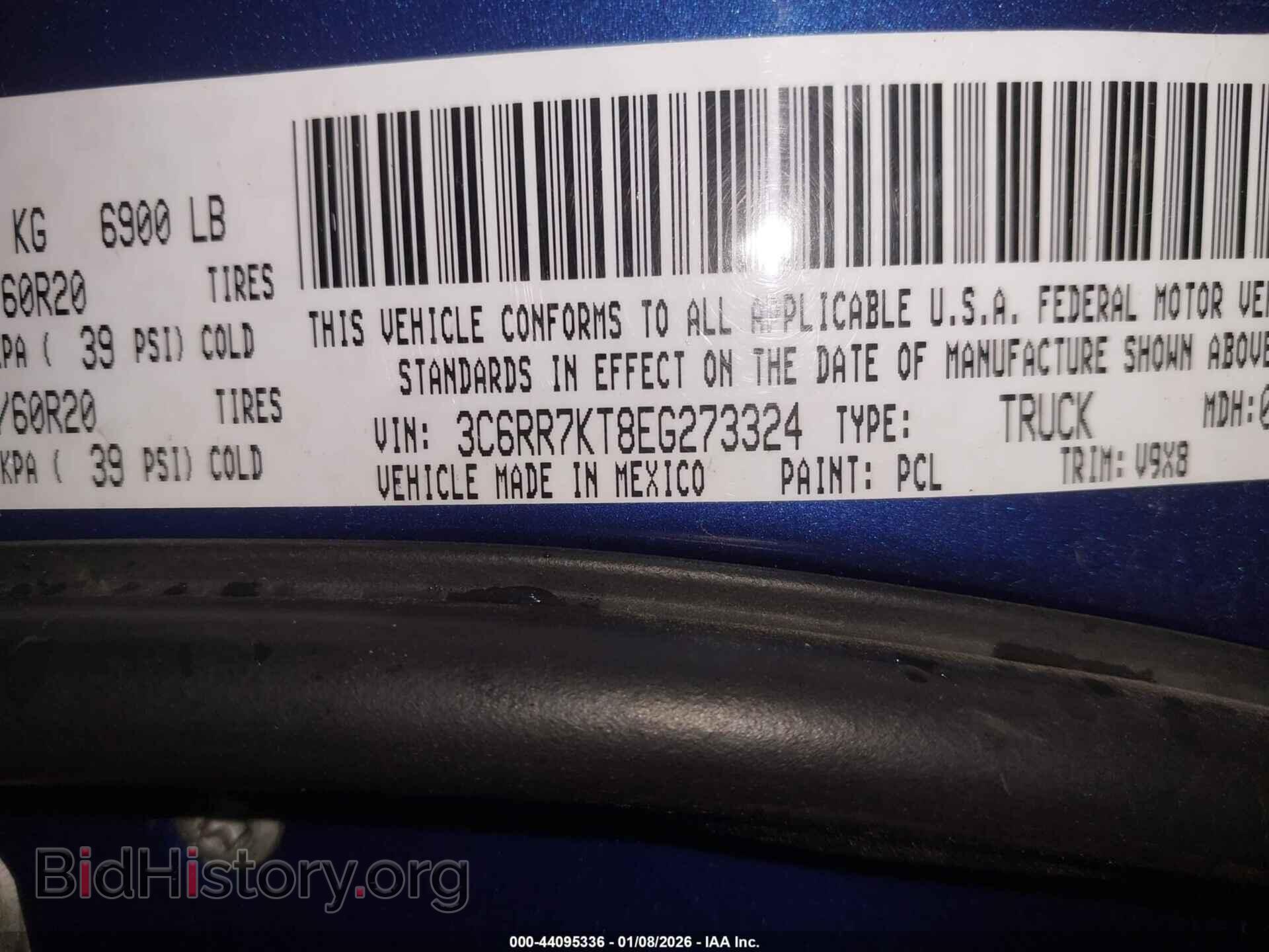 2014 RAM 1500 - VIN: 3C6RR7KT8EG273324 - Photo 9